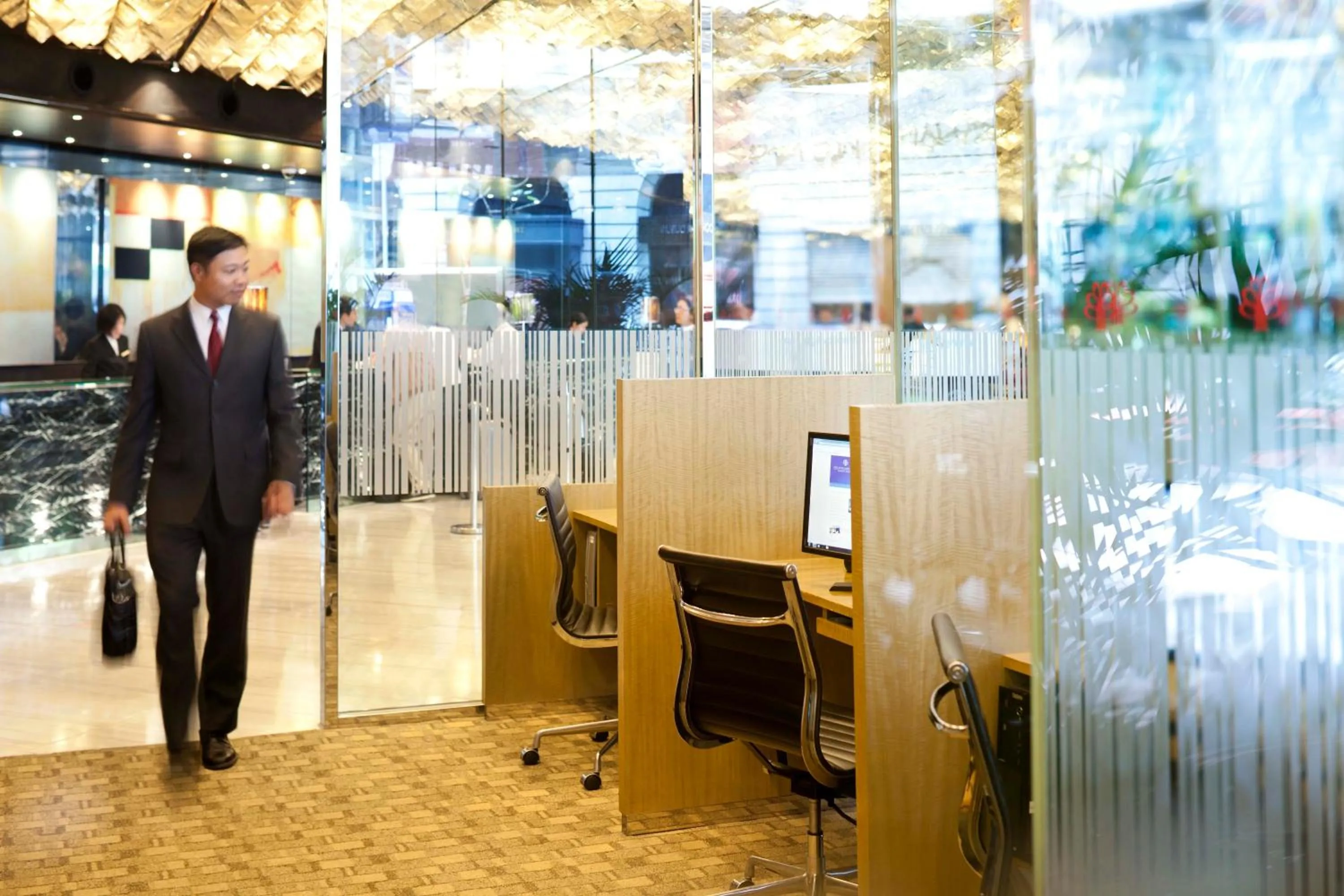 Staff in The Kowloon Hotel