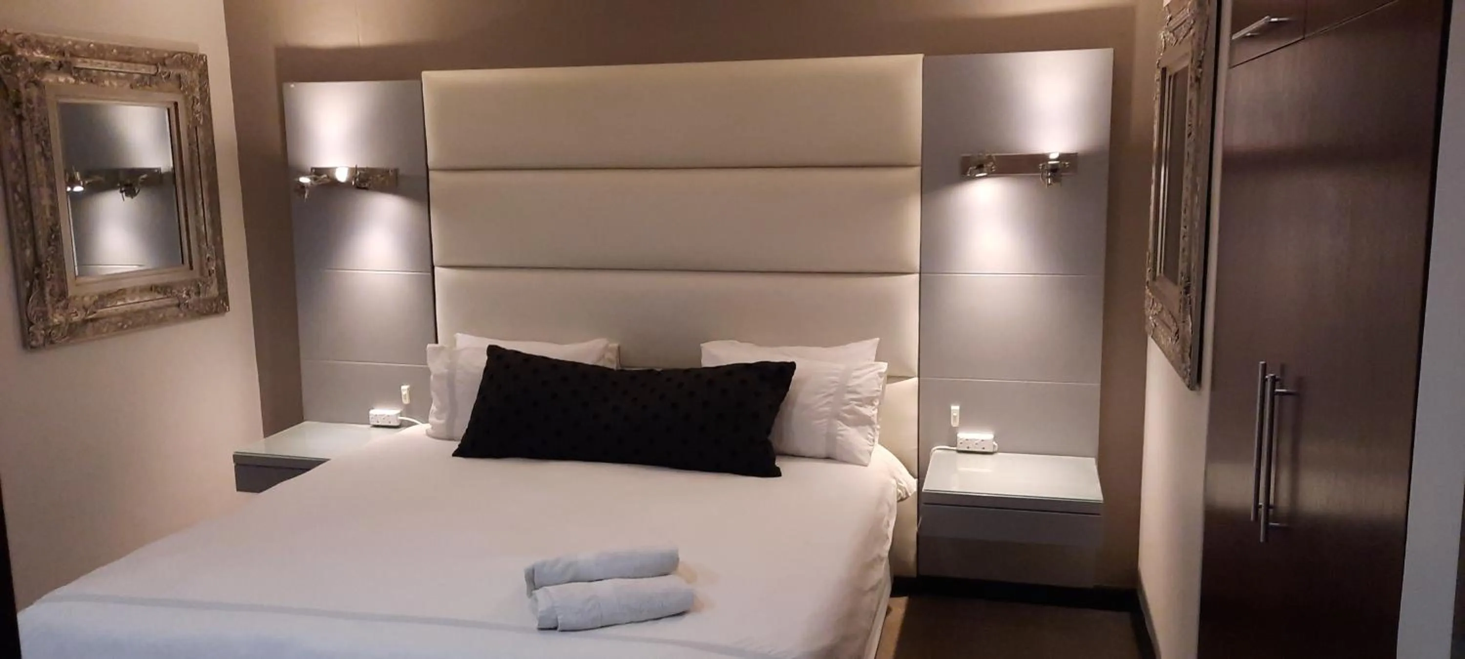 Bed in Icon Apartments