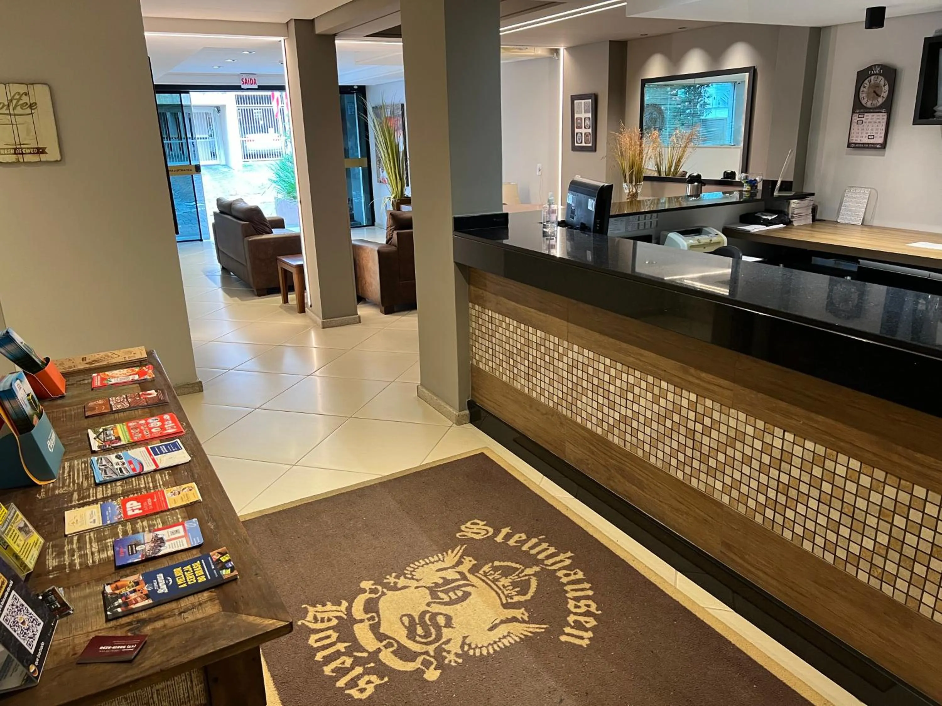 Lobby or reception in Hotel Steinhausen