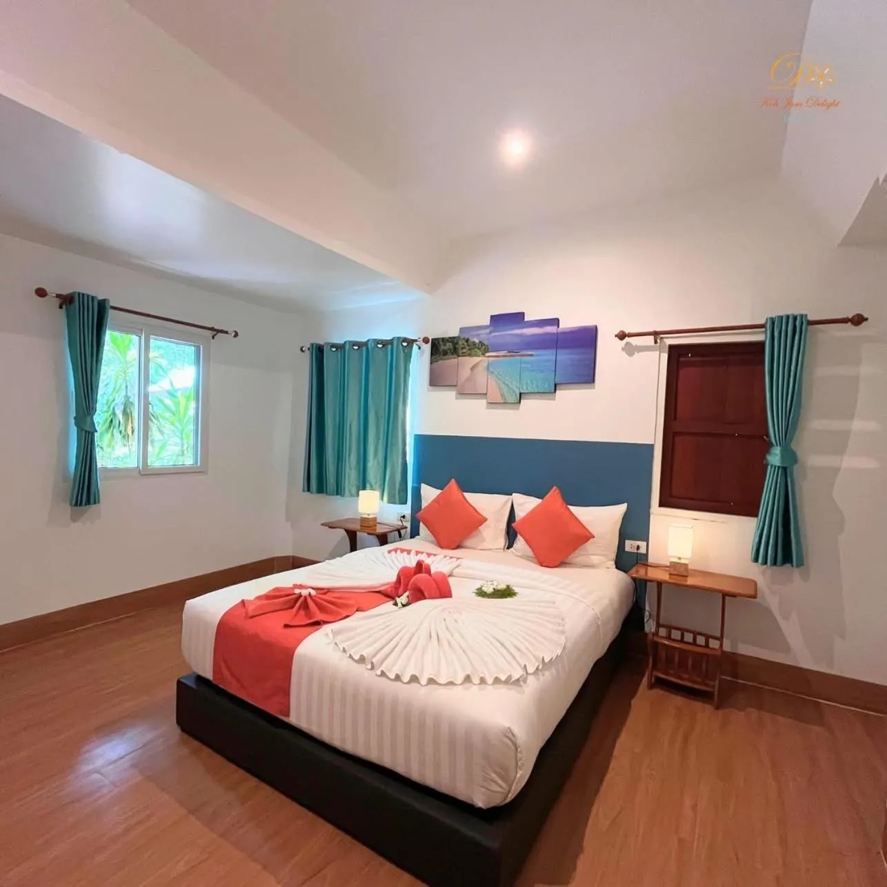 Bedroom, Bed in Koh Jum Delight Beach