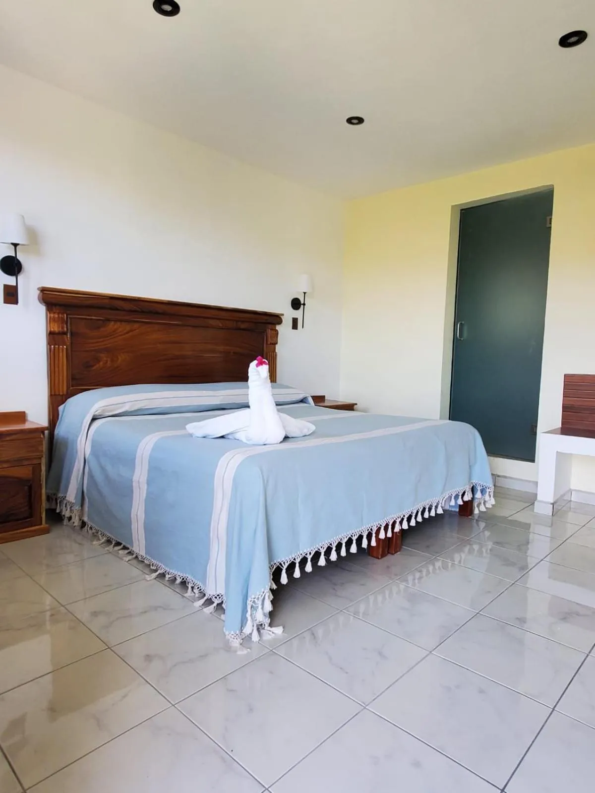 Photo of the whole room, Bed in Hotel Posada Camelinas