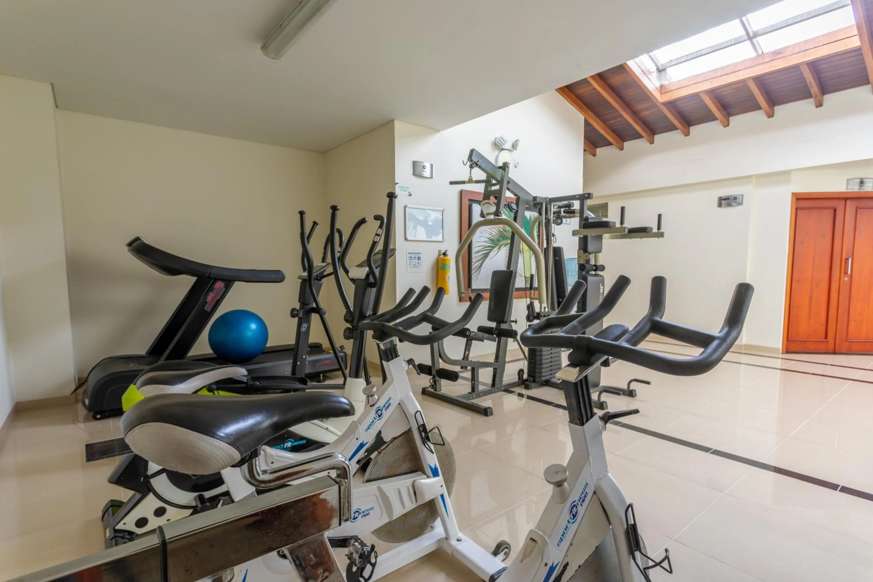 Fitness centre/facilities in Hotel Sauces del Estadio