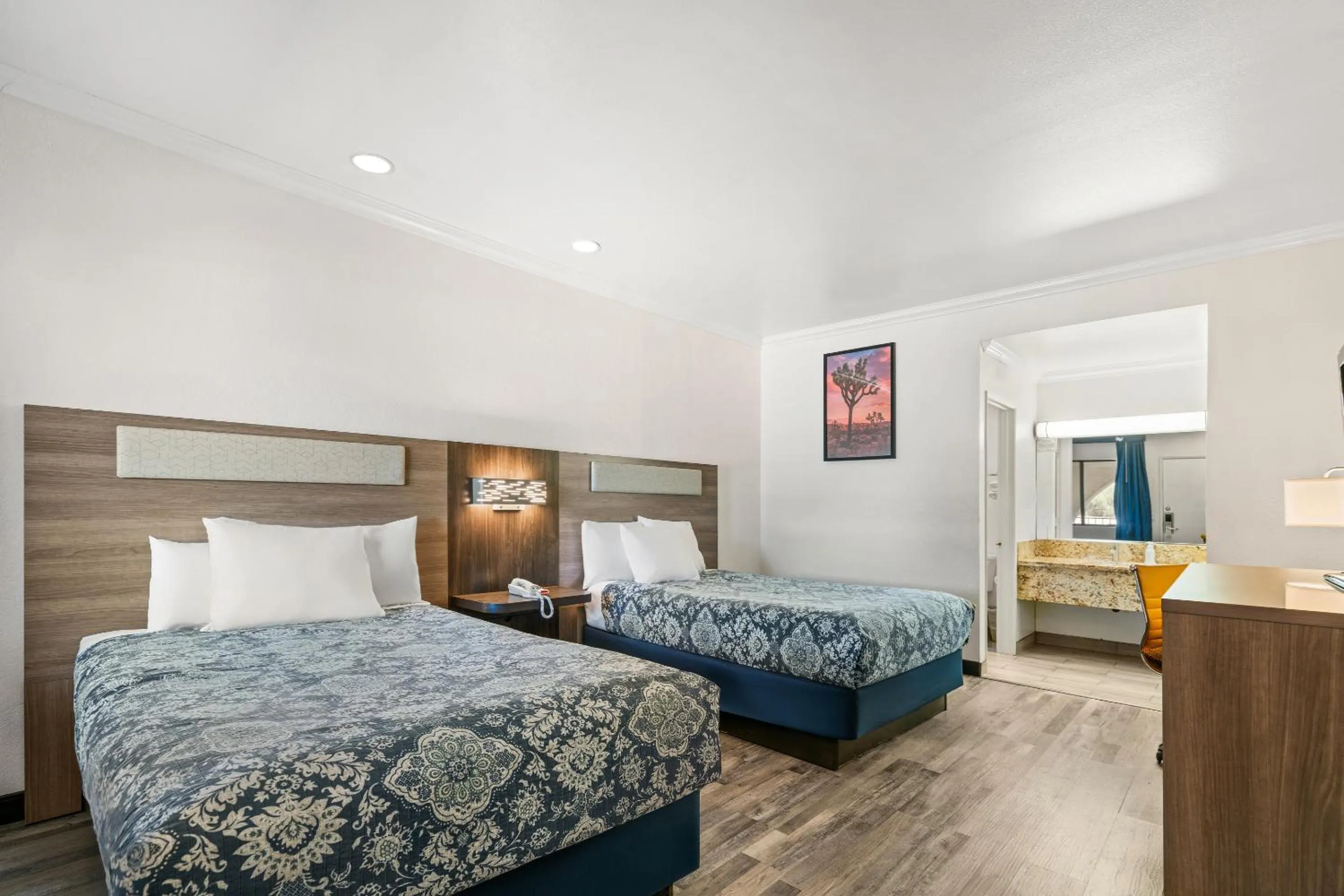 Bed in Americas Best Value Inn and Suites -Yucca Valley