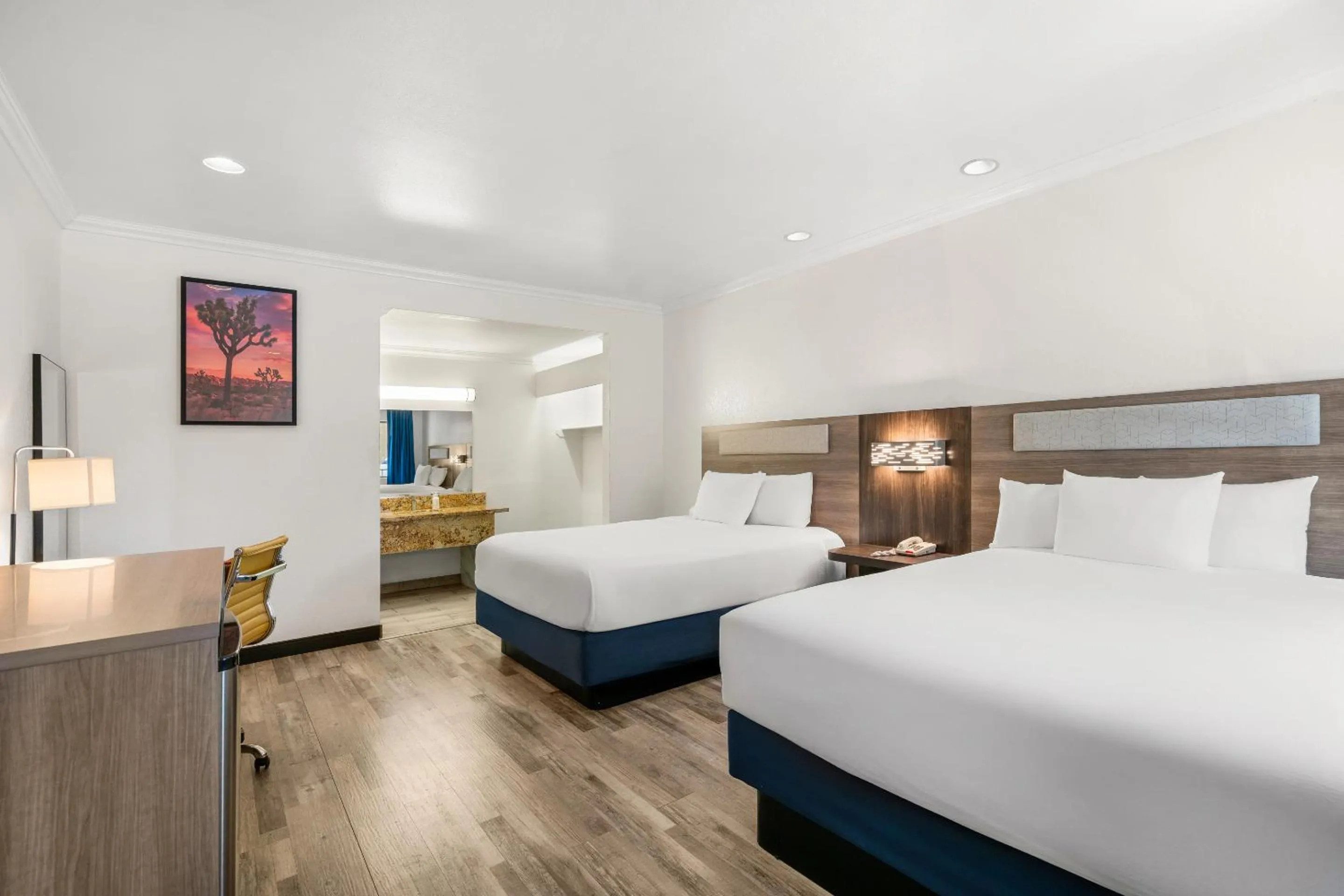 Bed in Americas Best Value Inn and Suites -Yucca Valley