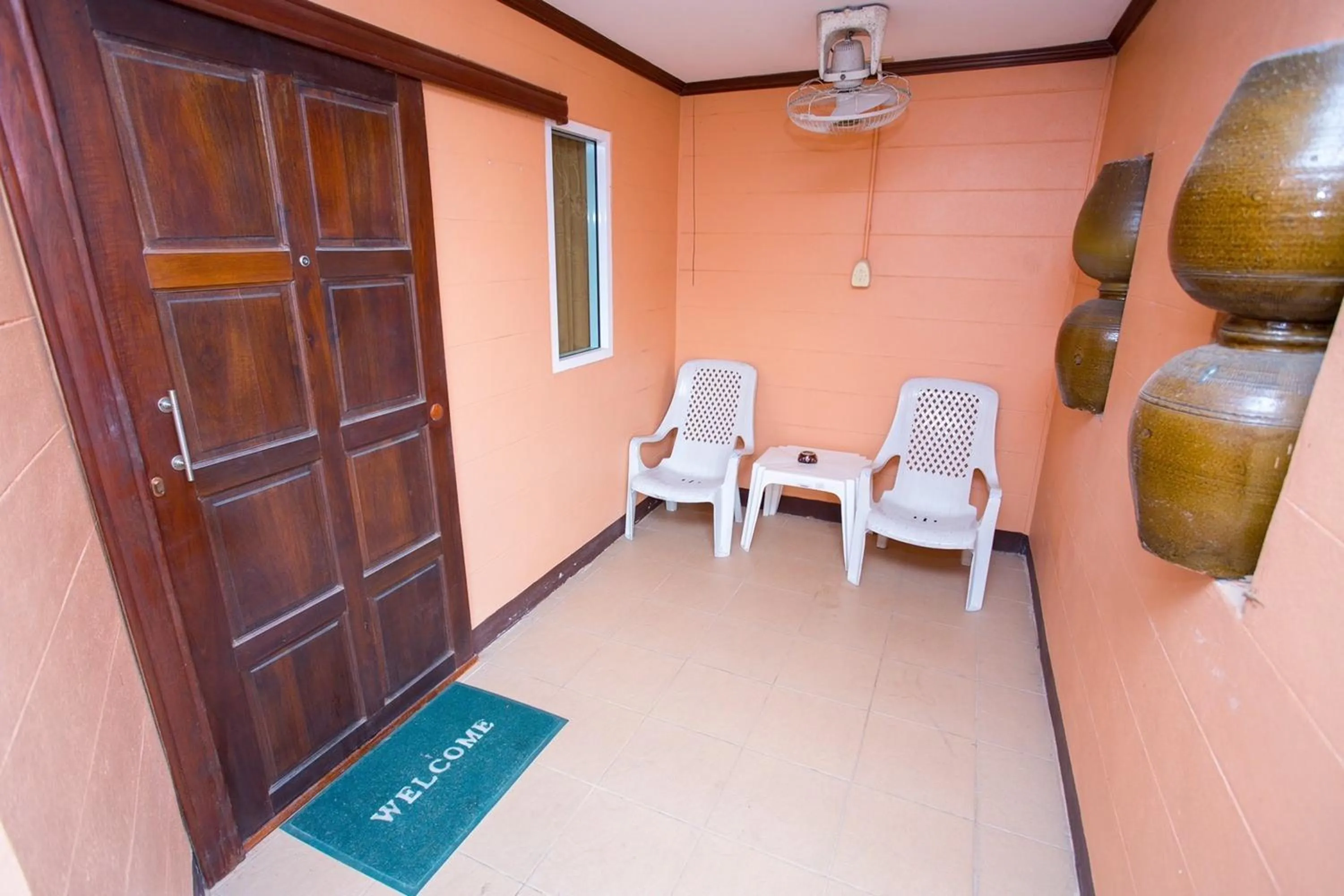 Seating area in M.P Resort