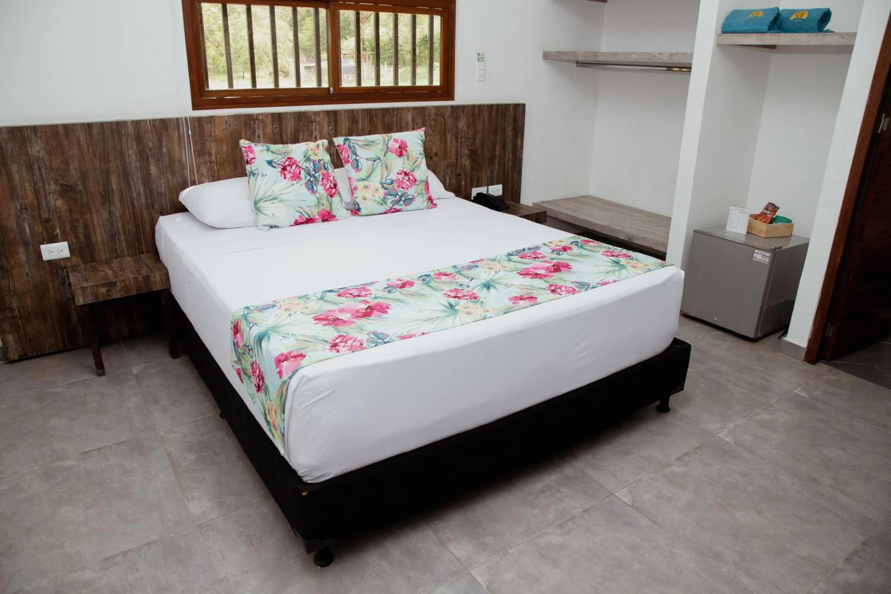 Bed in Hotel Portón del Sol