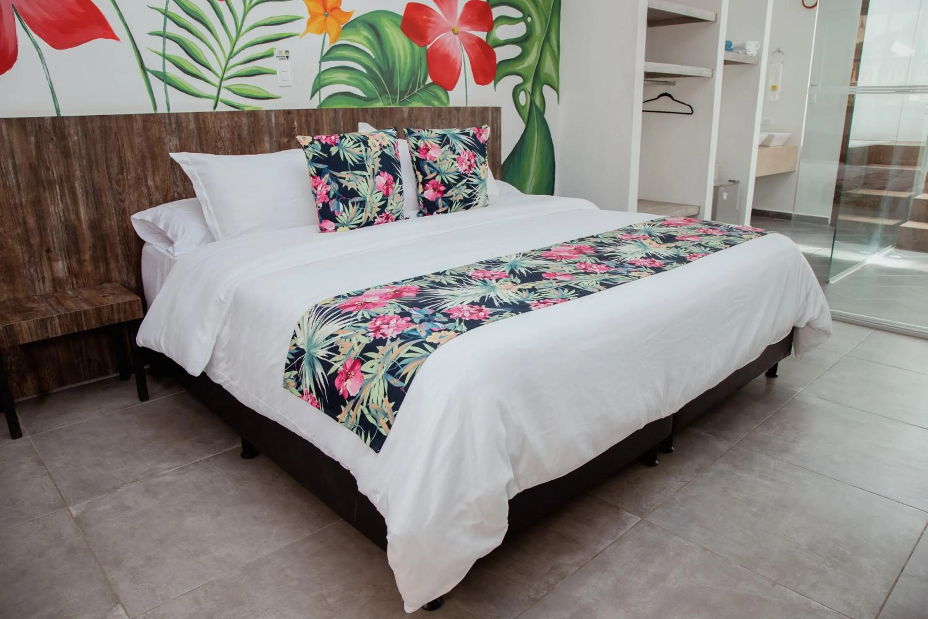 Bed in Hotel Portón del Sol