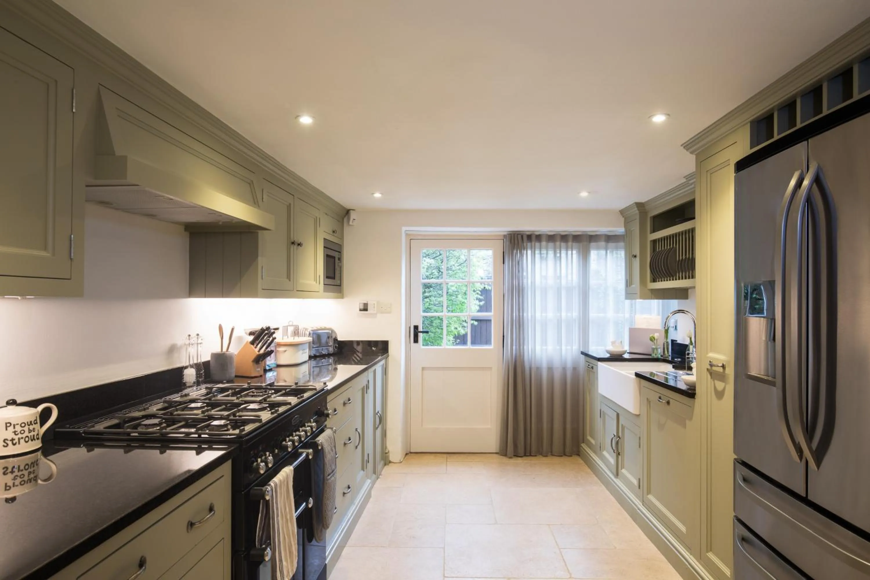 kitchen in The Royal Oak Tetbury