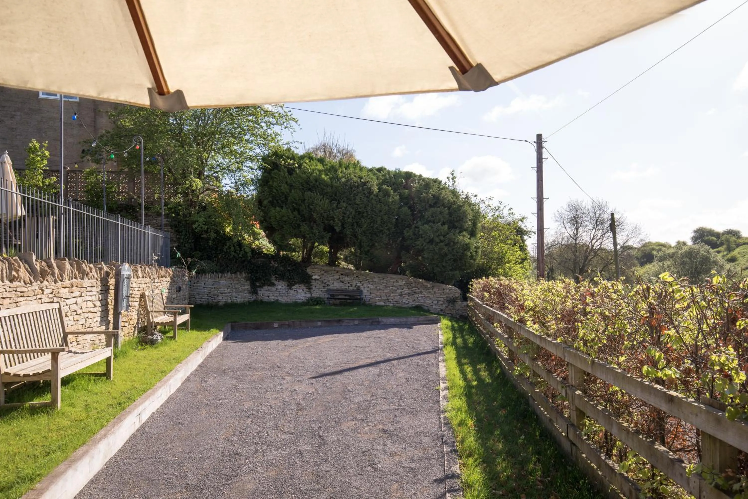 Garden in The Royal Oak Tetbury