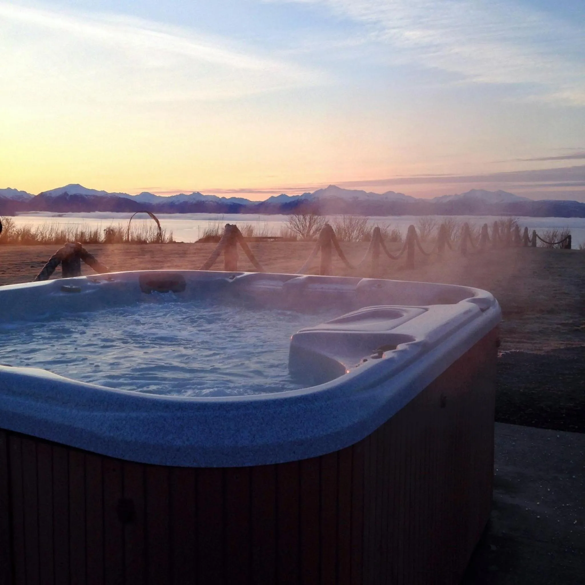 Hot Tub in Kenai Peninsula Suites
