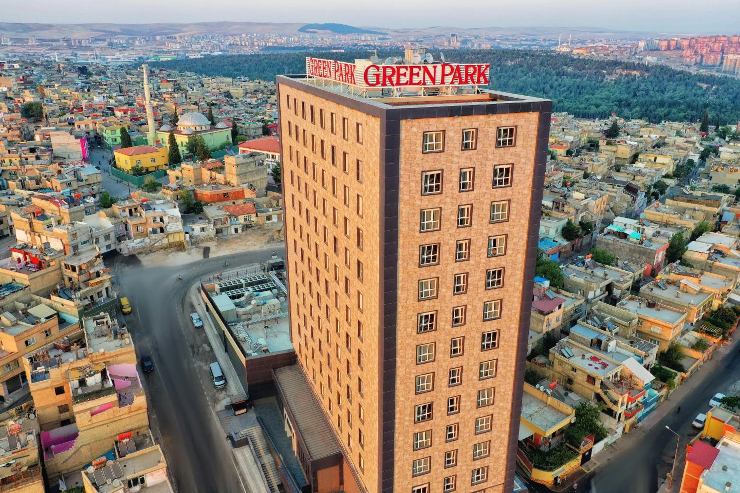 Bird's eye view in The Green Park Gaziantep