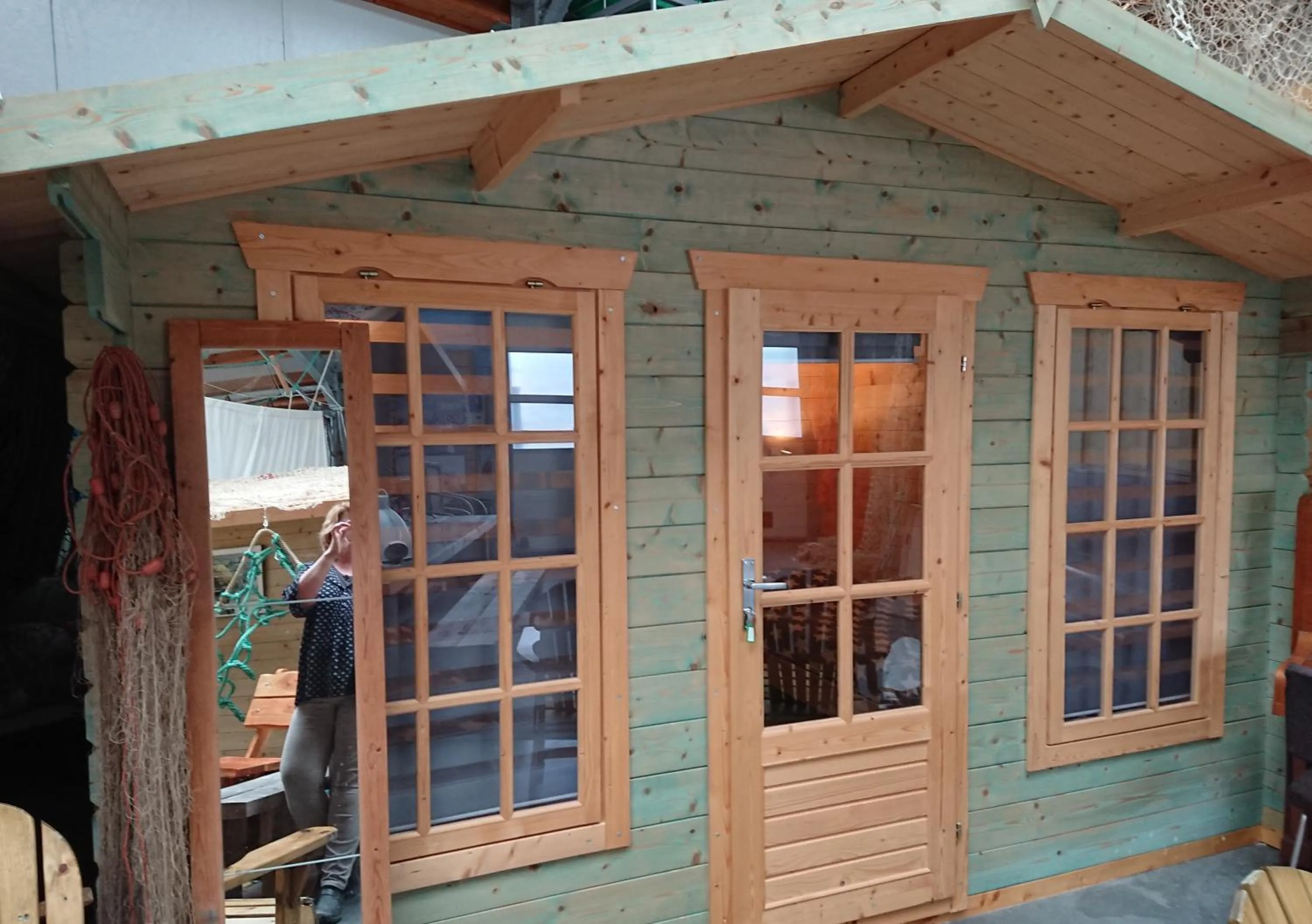 Facade/entrance in Slaaphuisjes LauwersmeerPlezier!