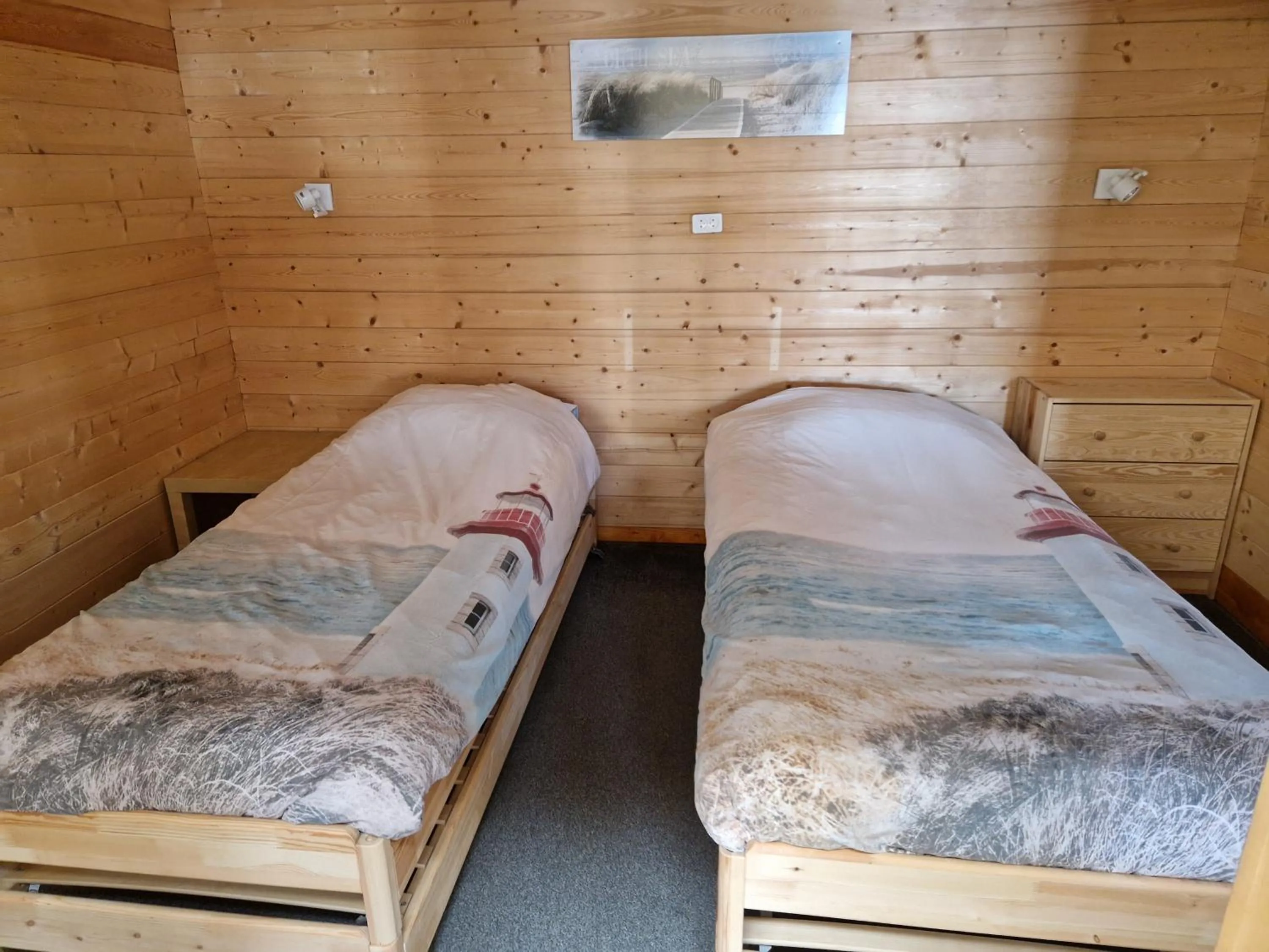Bed in Slaaphuisjes LauwersmeerPlezier!