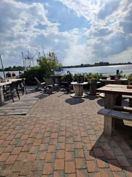 Balcony/Terrace in Slaaphuisjes LauwersmeerPlezier!
