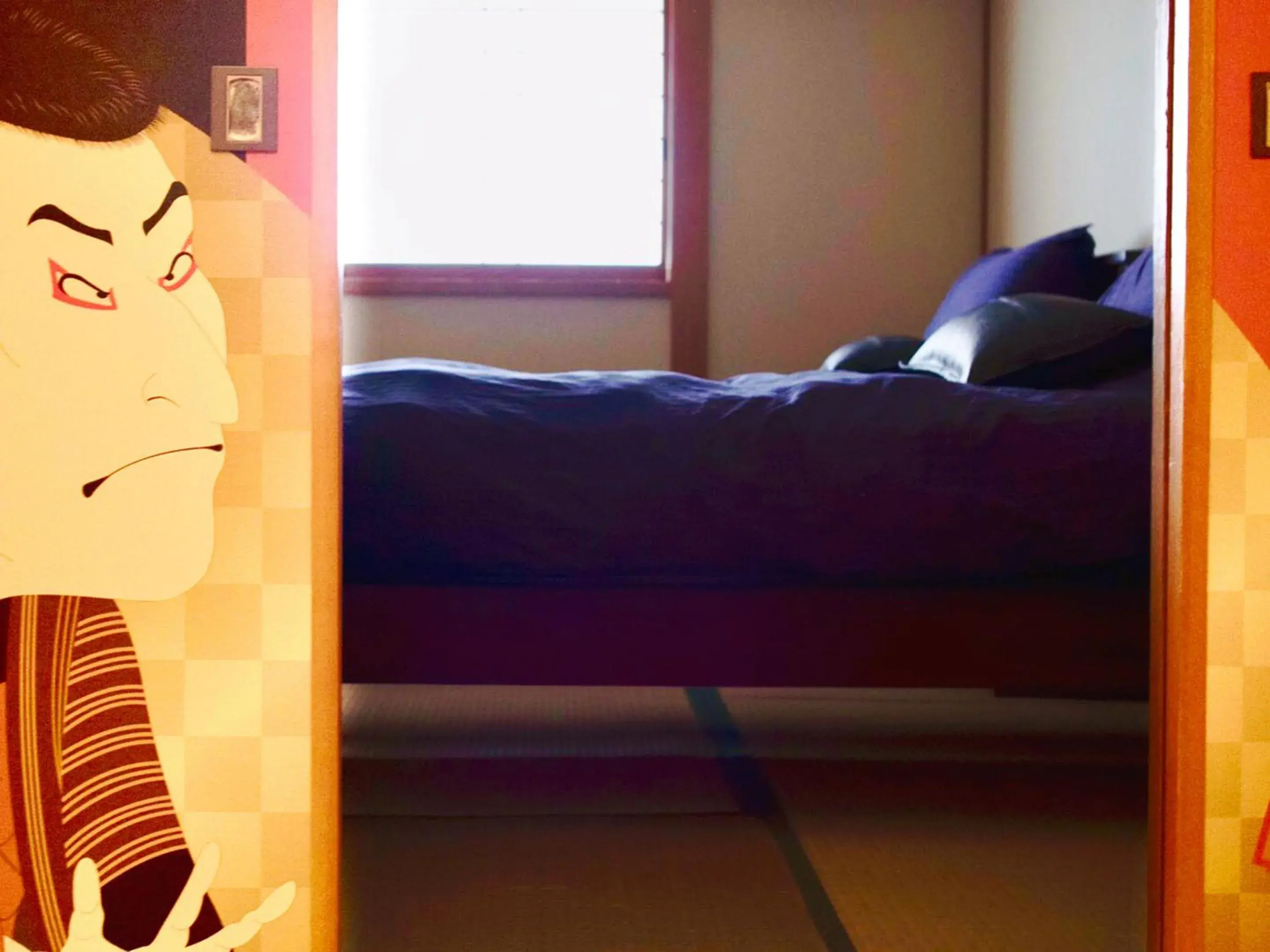 Bedroom, Bed in Sakura Komachi Bedroom, Bed in Sakura Komachi