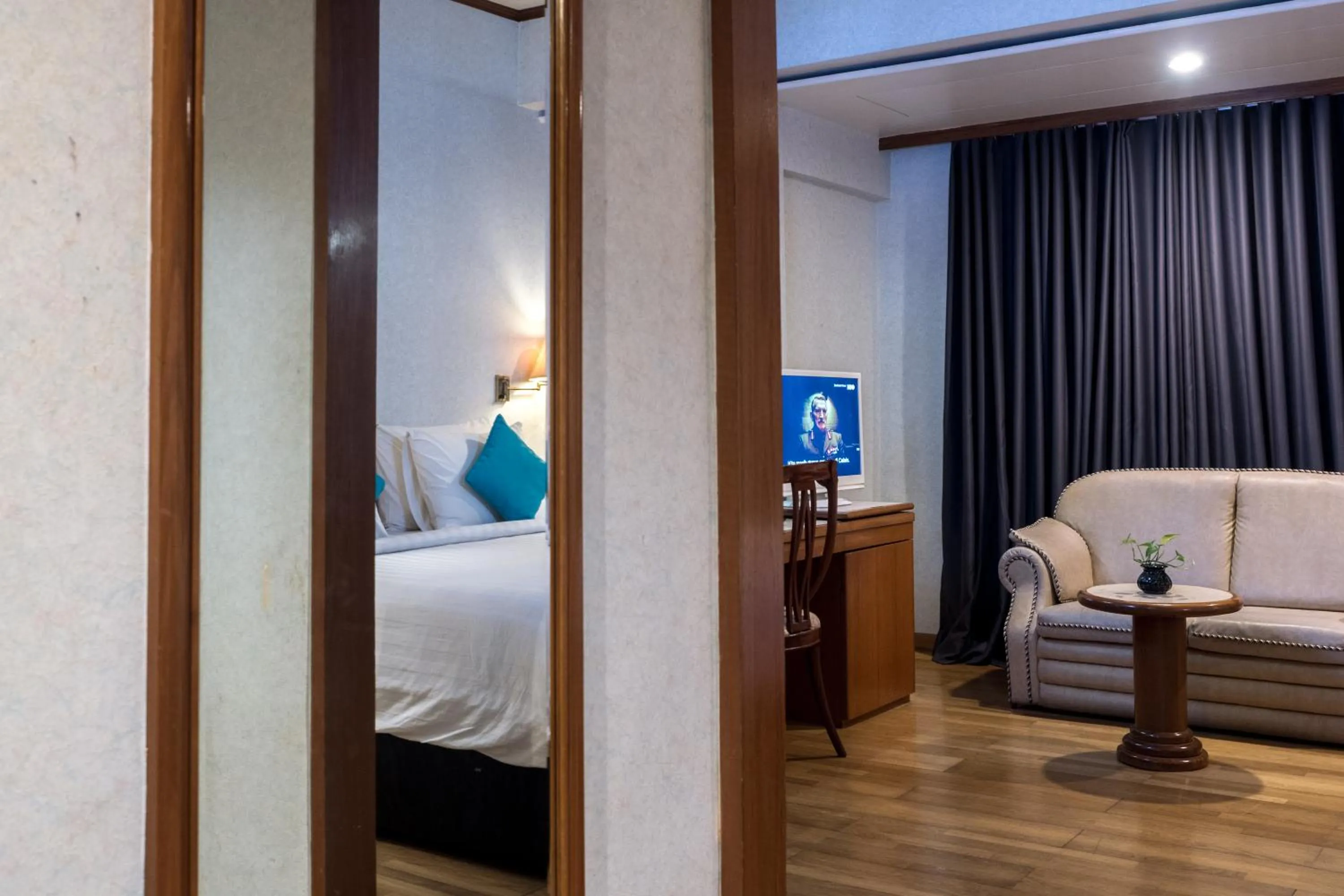 Living room, Bed in The Hills Batam