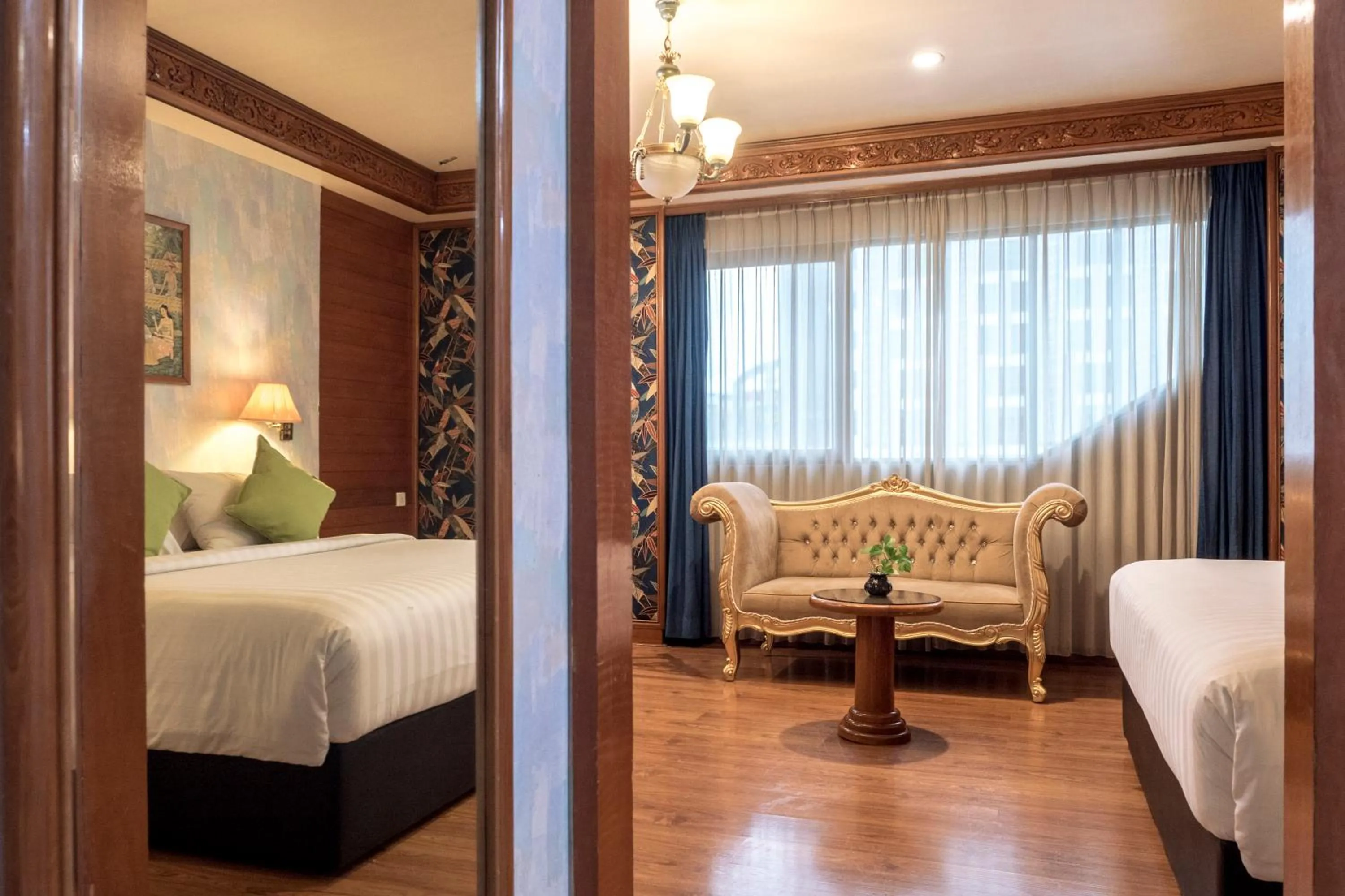 Living room, Bed in The Hills Batam