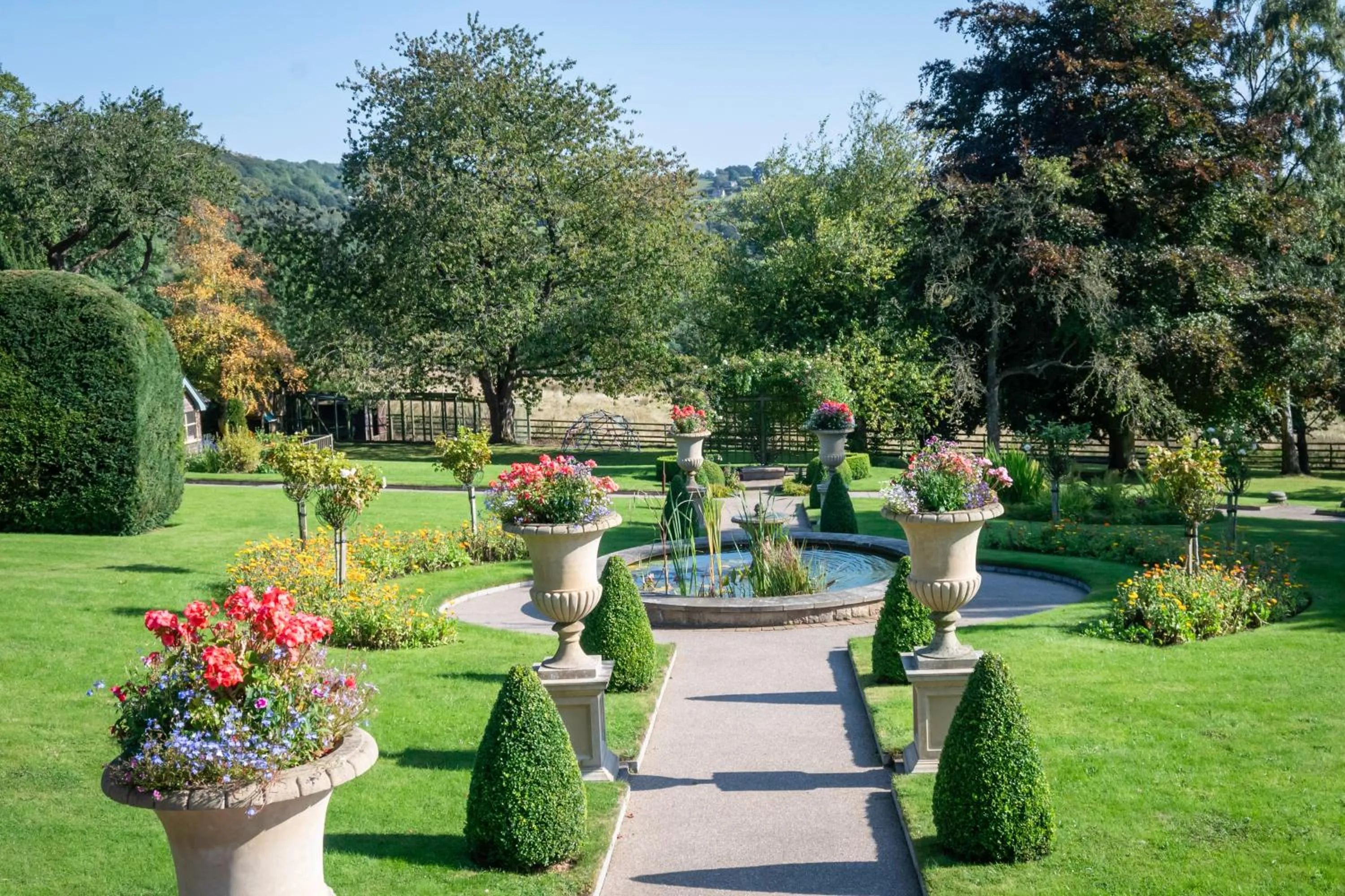 Garden in Florence Nightingale Suites at Lea Hurst