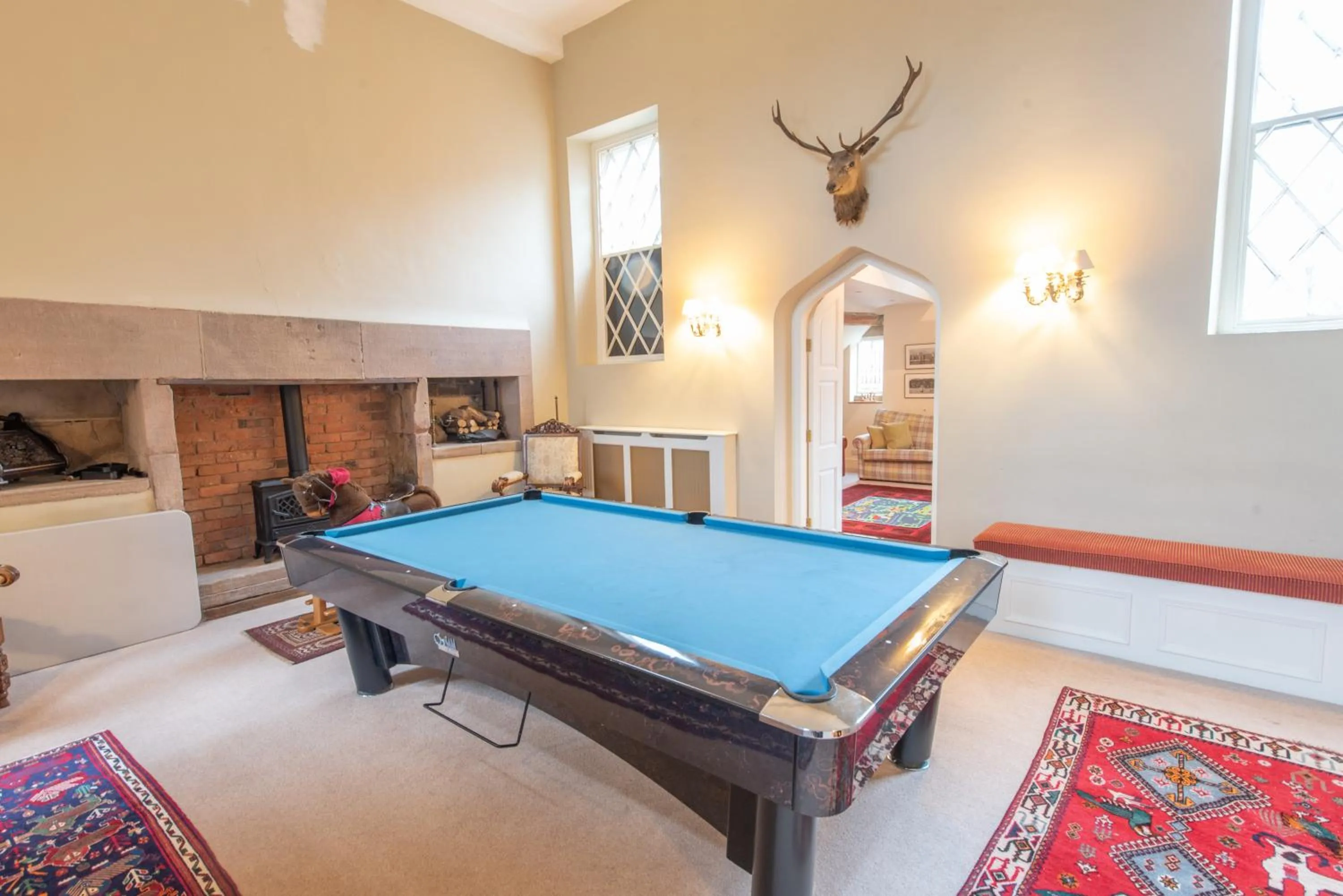 Billiard in Florence Nightingale Suites at Lea Hurst