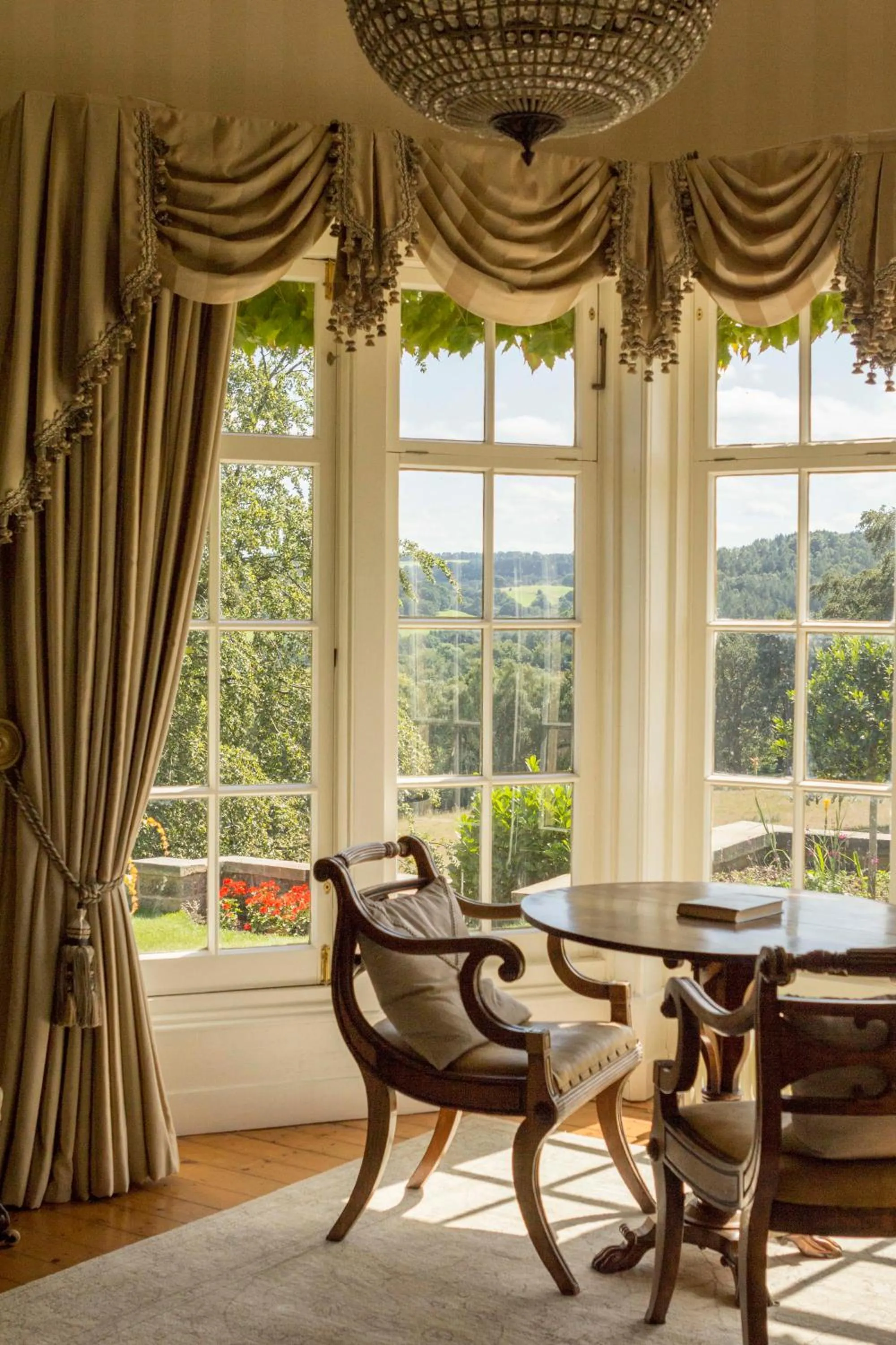 Living room in Florence Nightingale Suites at Lea Hurst
