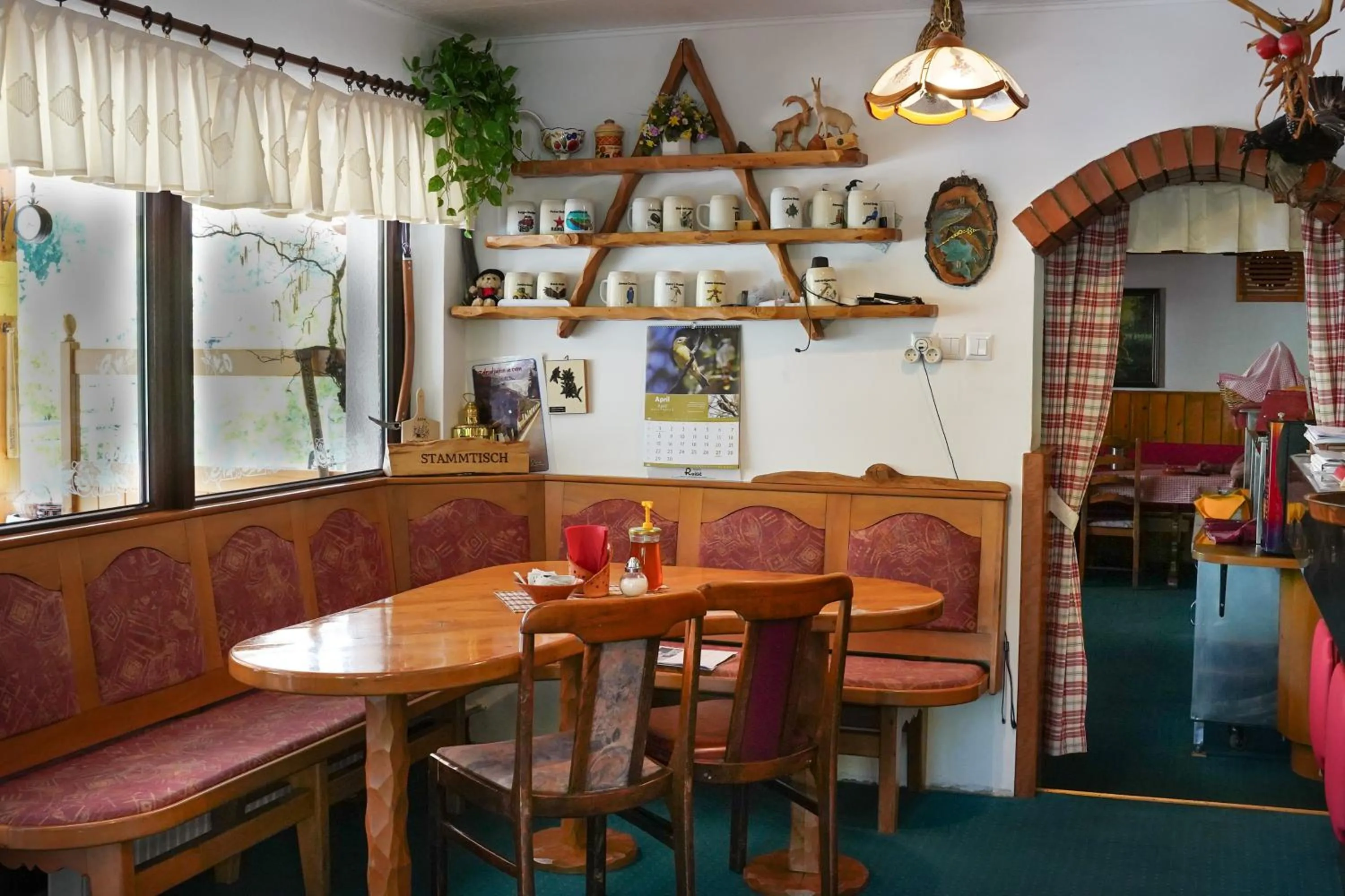 Seating area in Penzion Rožič