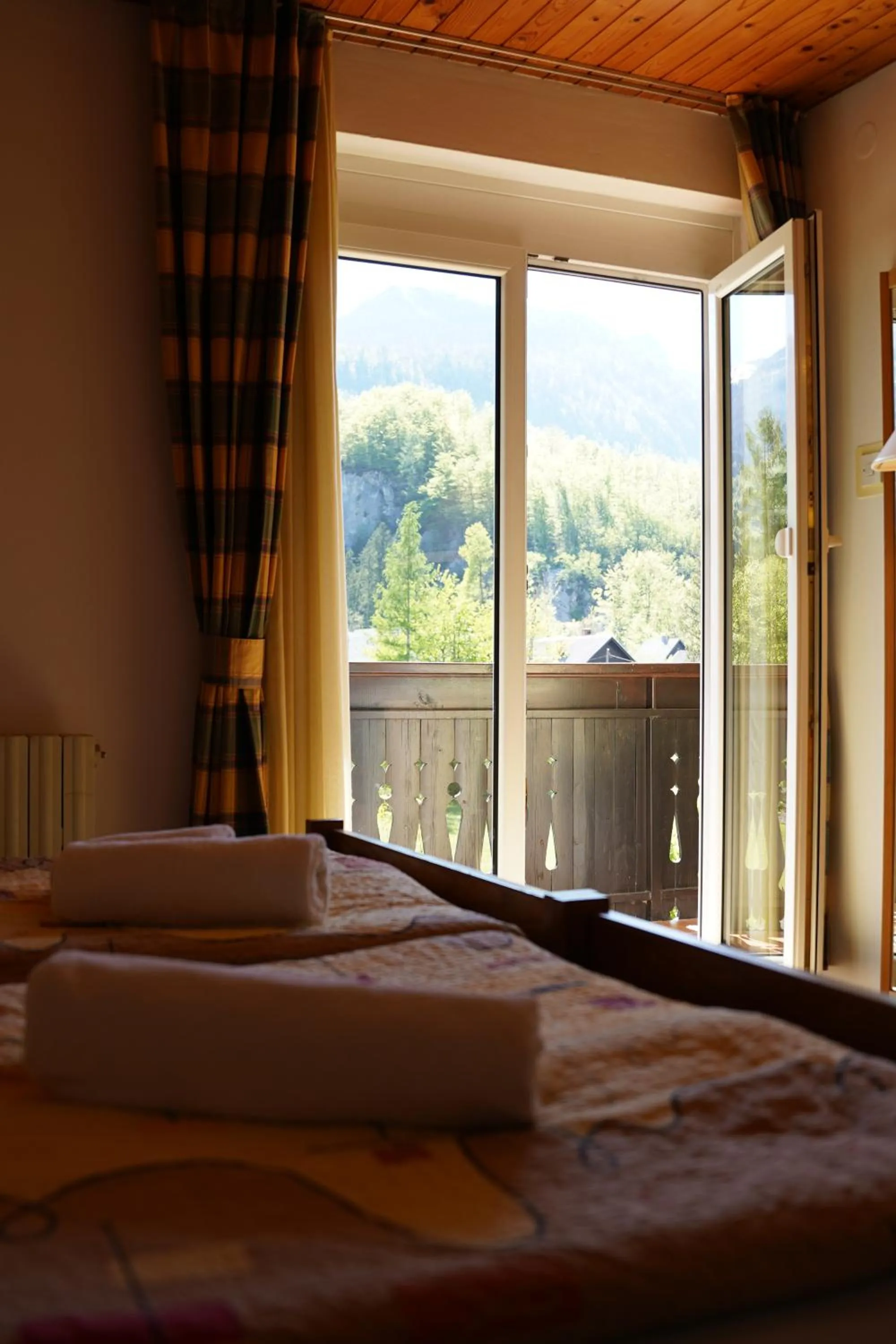 Balcony/Terrace, Bed in Penzion Rožič