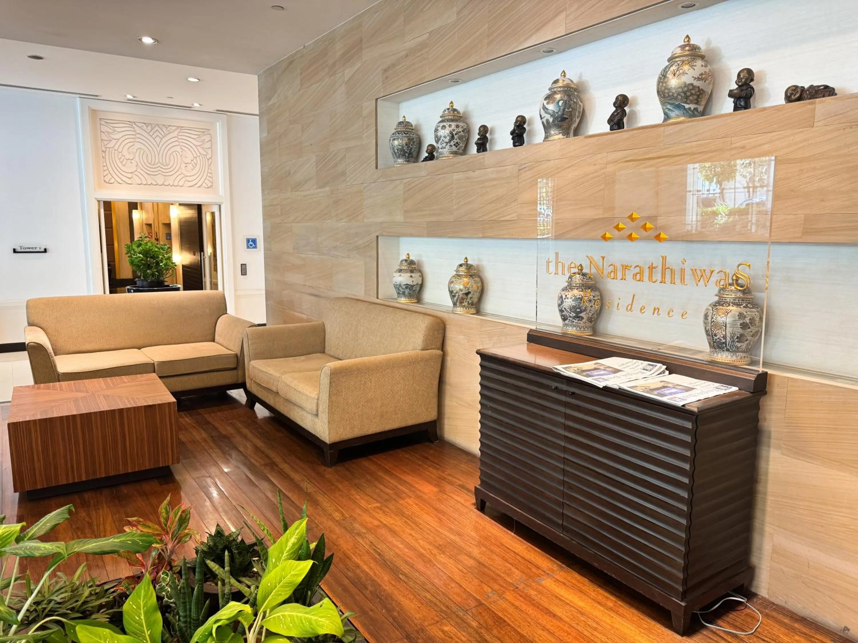 Seating area in The Narathiwas Hotel & Residence Sathorn Bangkok