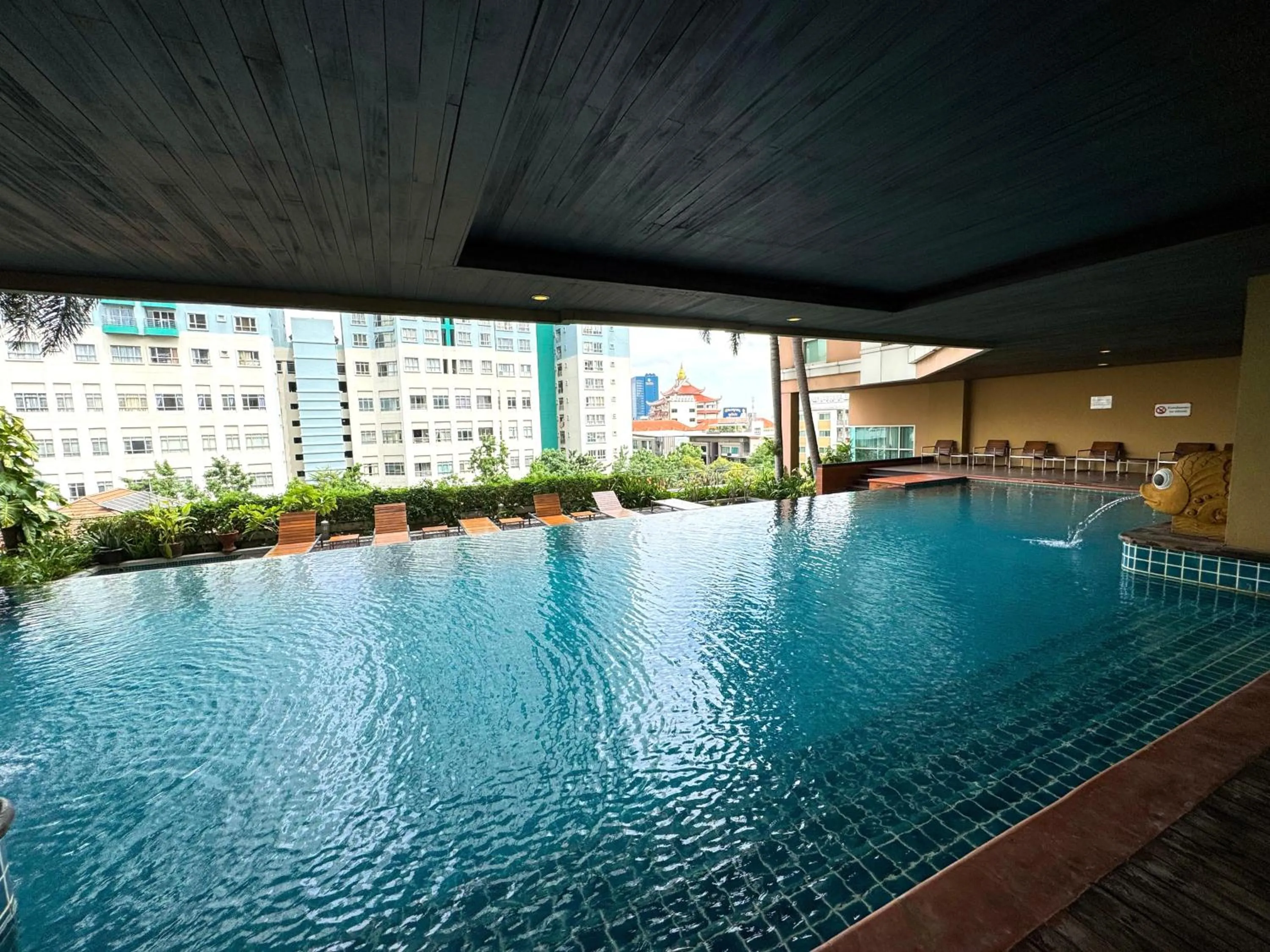 Swimming pool in The Narathiwas Hotel & Residence Sathorn Bangkok