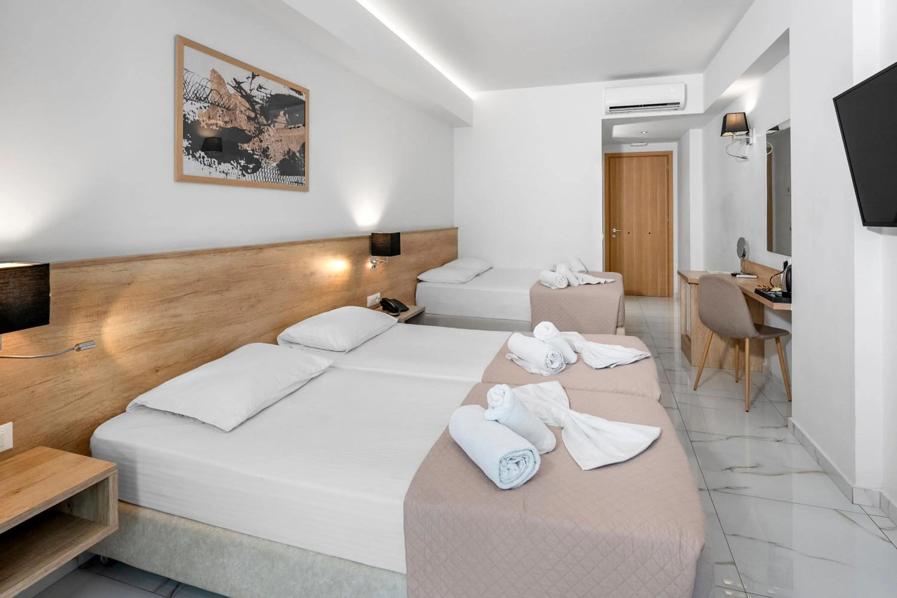 Bed in Marvel Deluxe Rooms