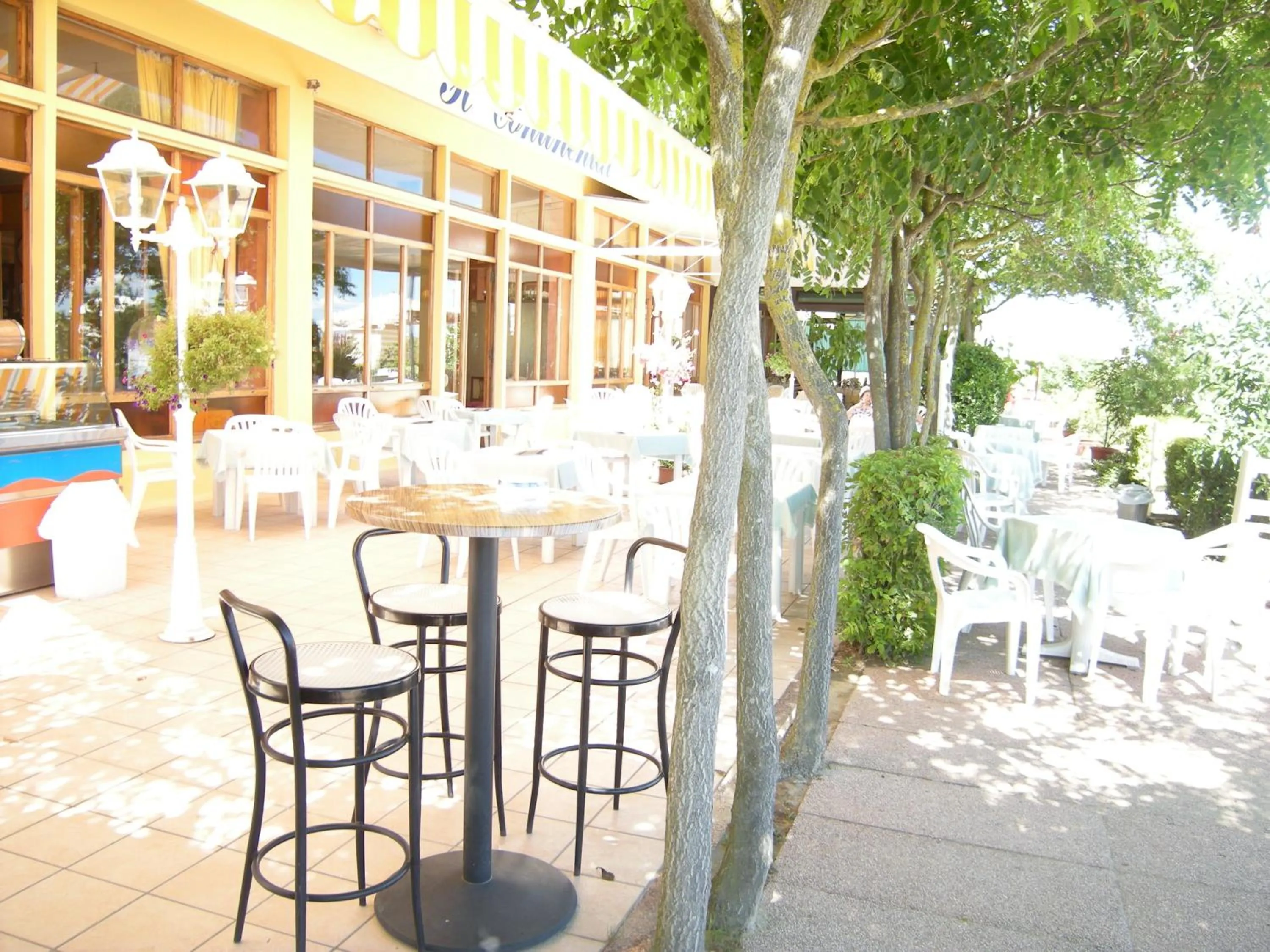 Patio in Hotel Continental