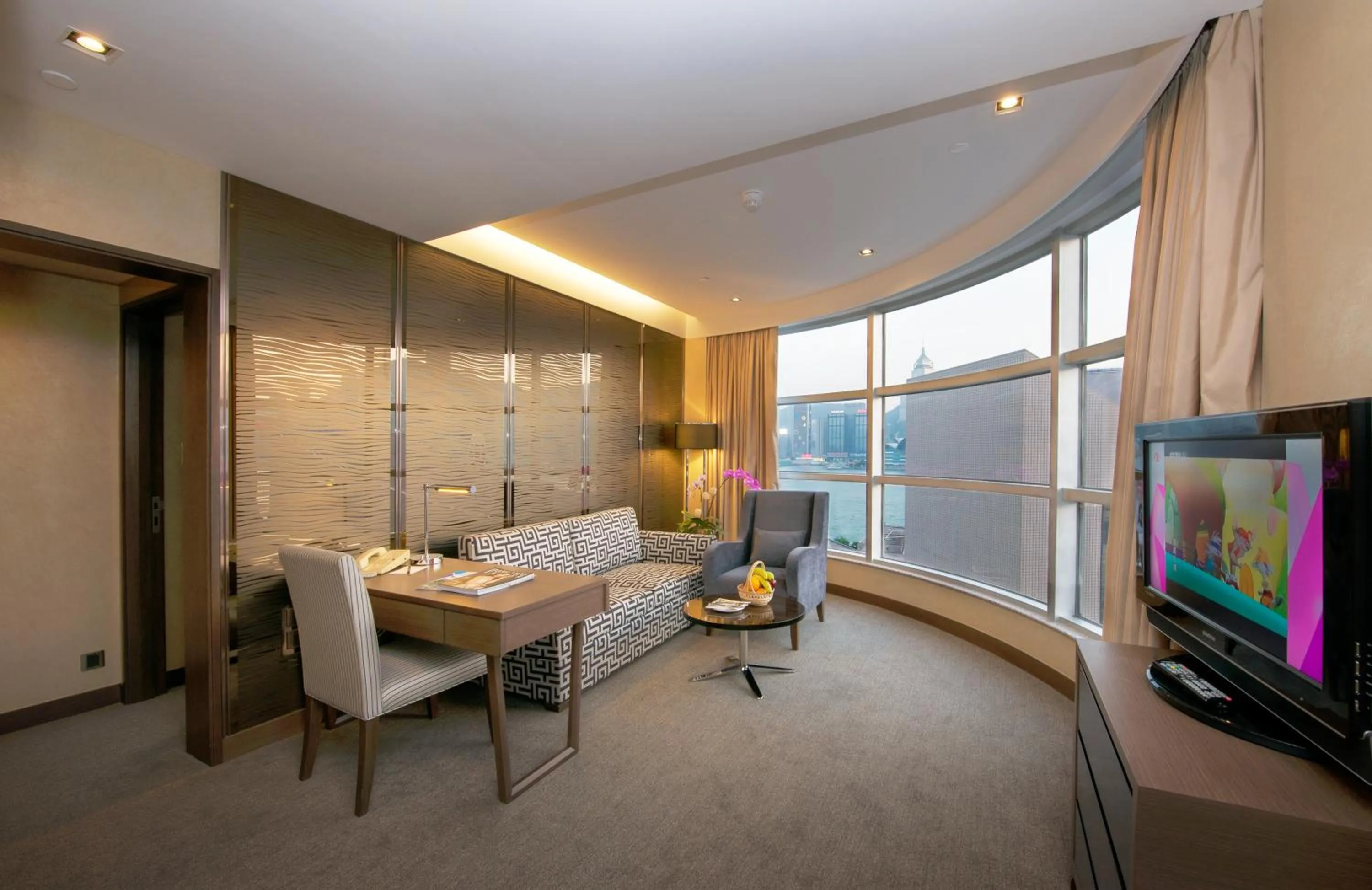 Living room in The Salisbury - YMCA of Hong Kong