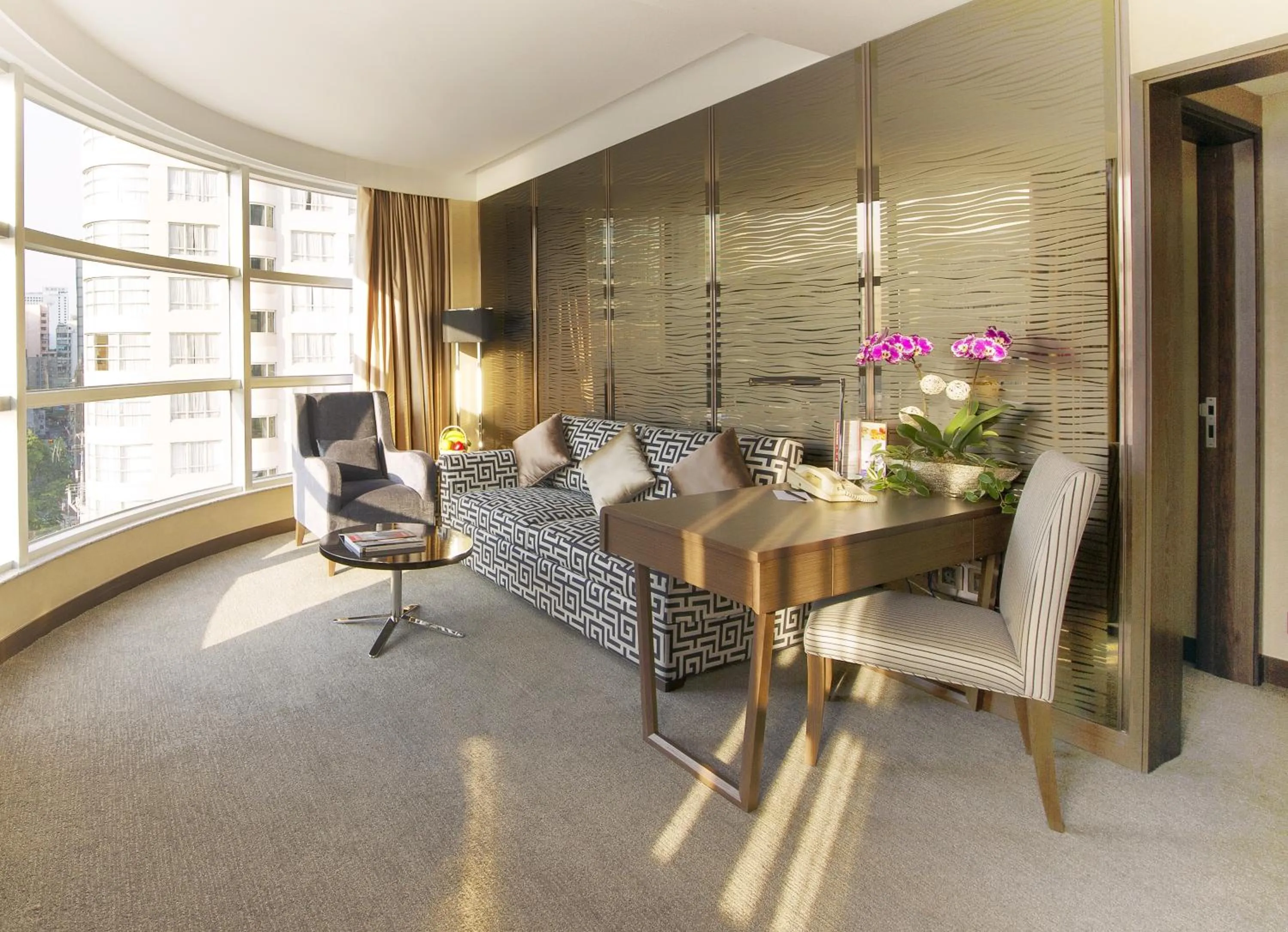 Seating area in The Salisbury - YMCA of Hong Kong