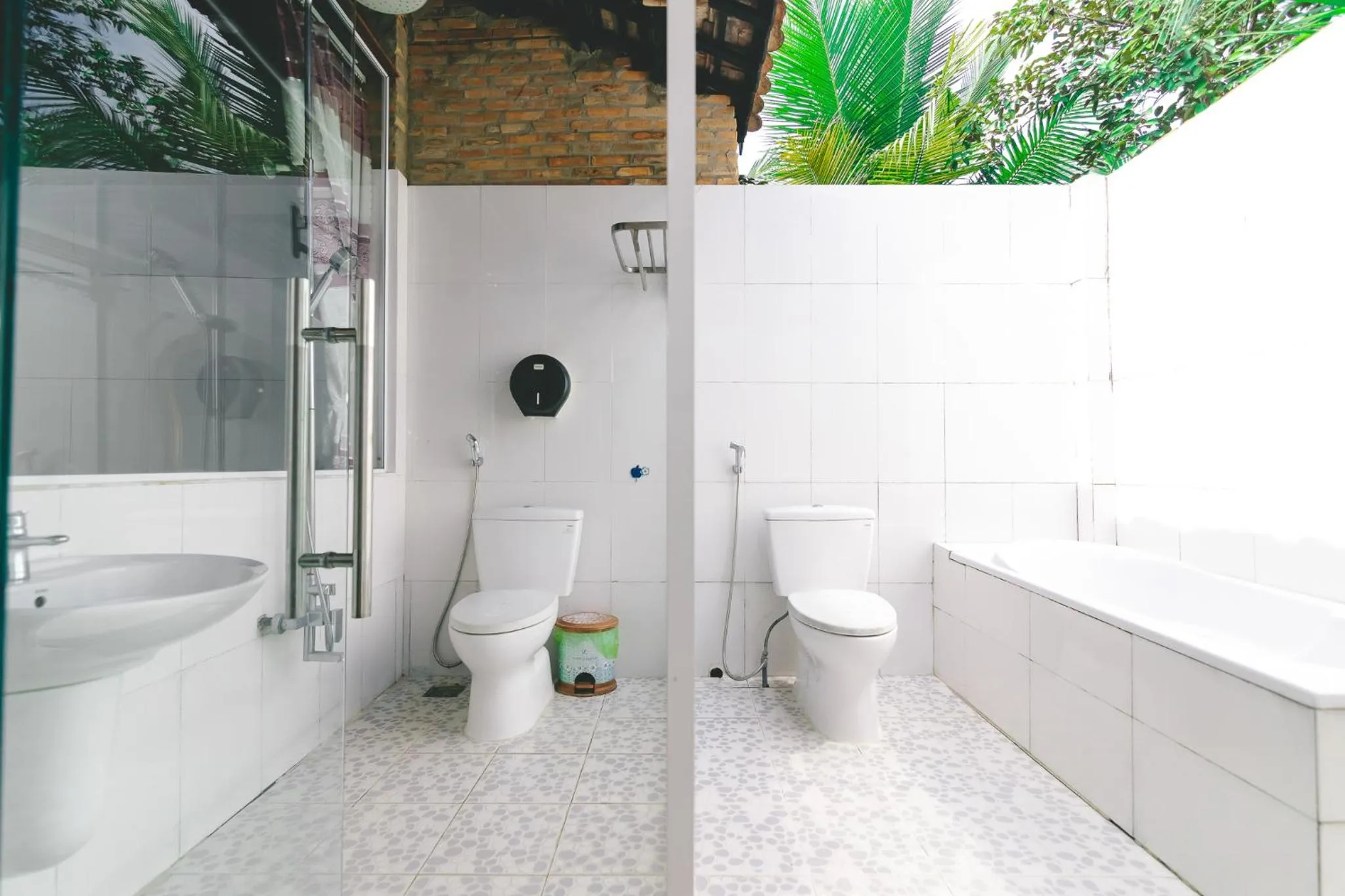 Bathroom in CASA ECO Mekong Resort