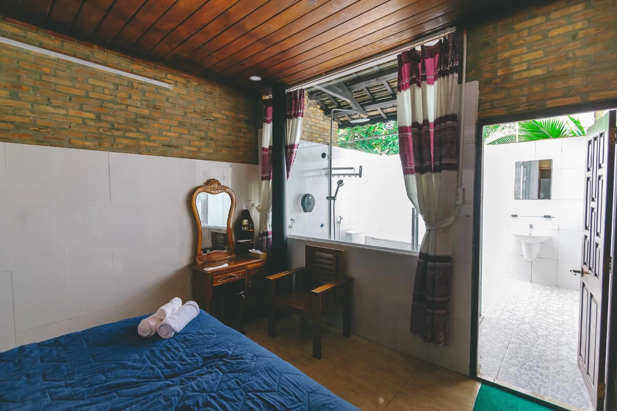 Bathroom in CASA ECO Mekong Resort