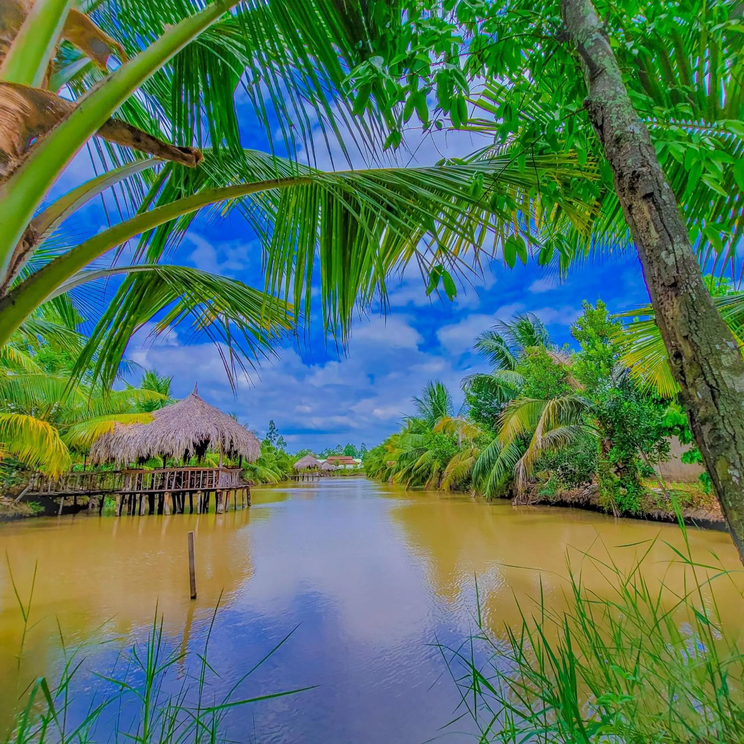 Spring in CASA ECO Mekong Resort