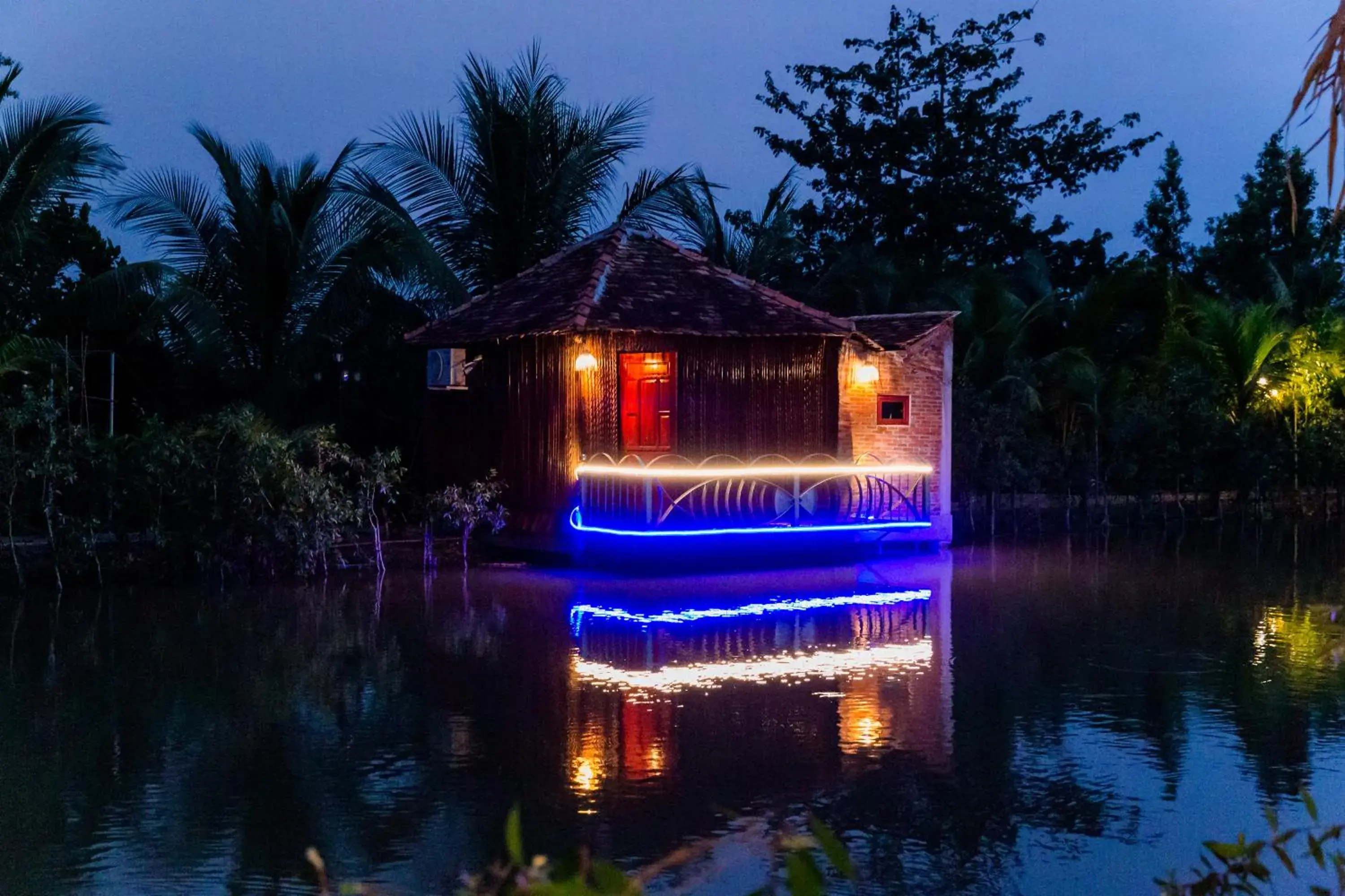 Bird's eye view in CASA ECO Mekong Resort Bird's eye view in CASA ECO Mekong Resort