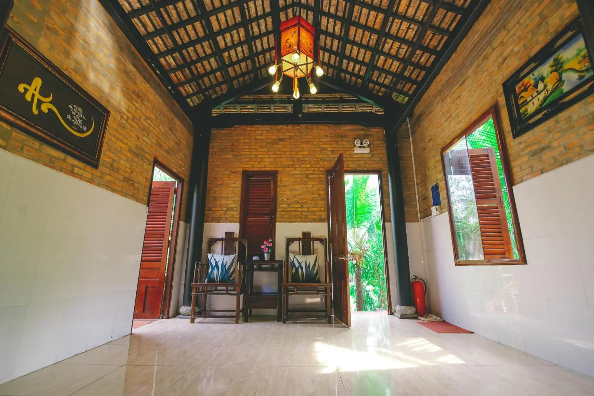 Bedroom in CASA ECO Mekong Resort Bedroom in CASA ECO Mekong Resort