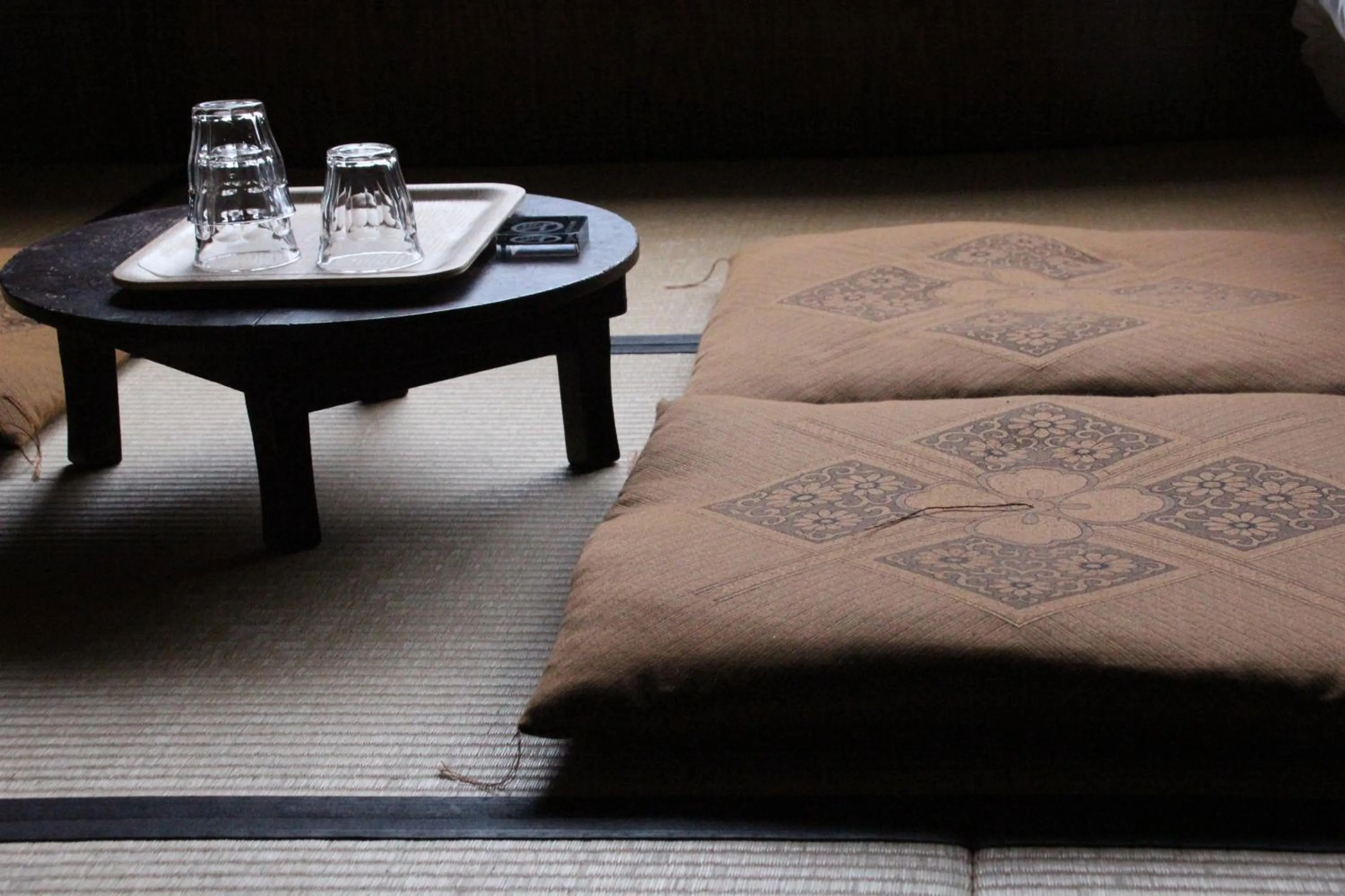 Decorative detail, Bed in HARUYA Higashiyama