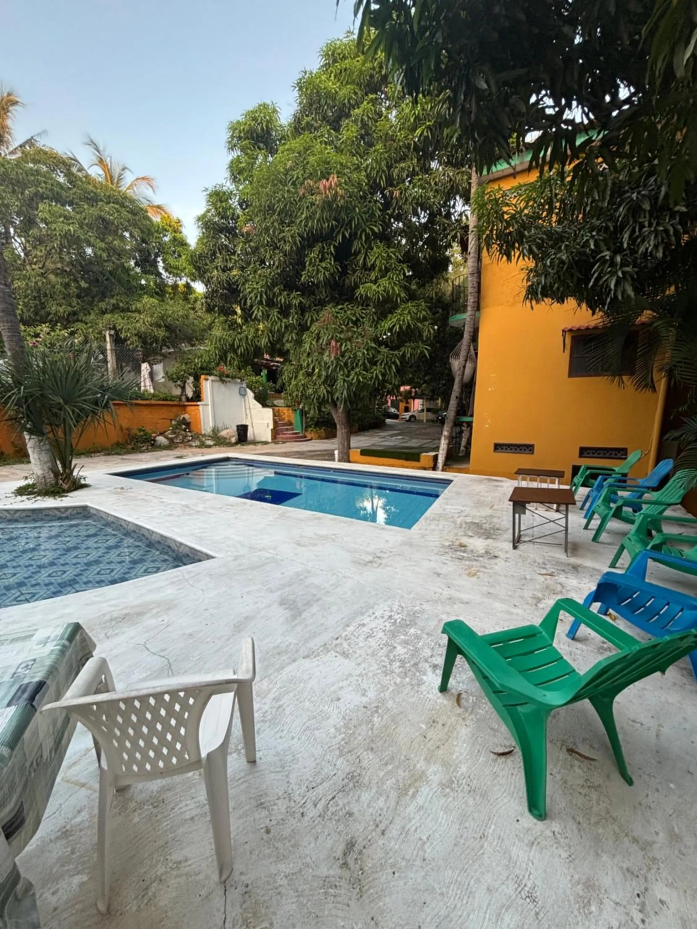 Swimming pool in Hotel Posada Playa Manzanillo
