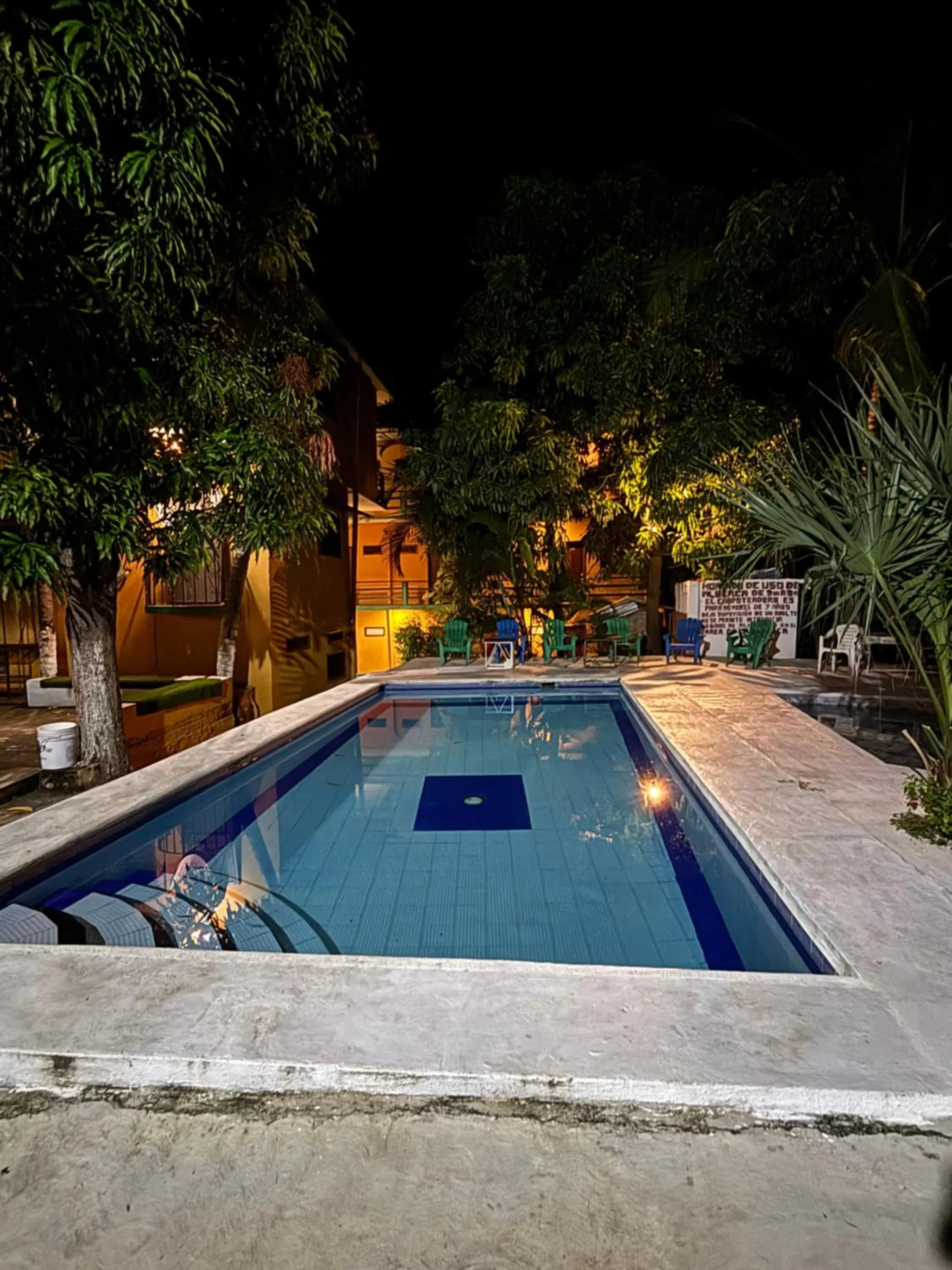 Swimming pool in Hotel Posada Playa Manzanillo