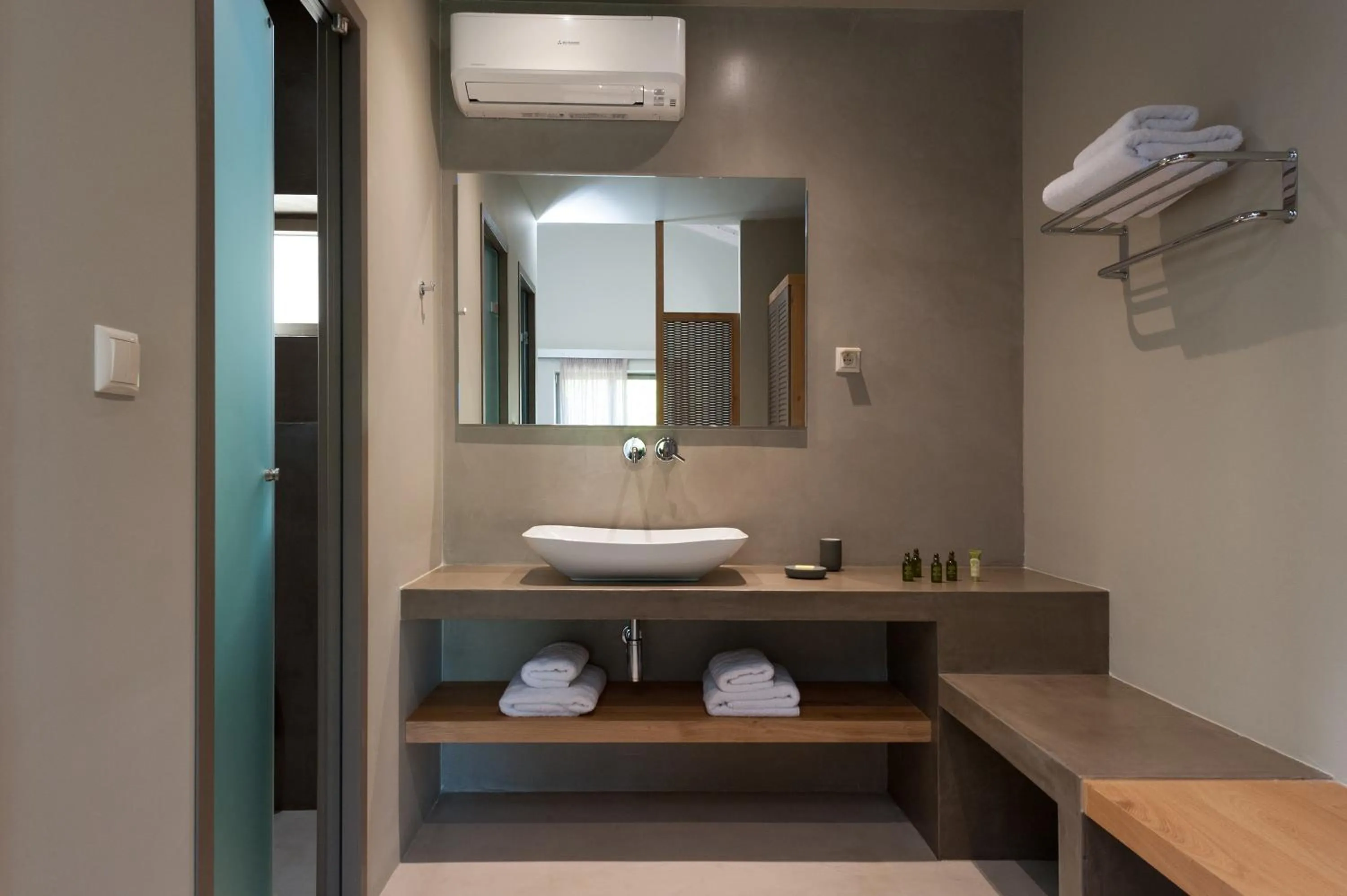 Bathroom in Diapori Suites Hotel