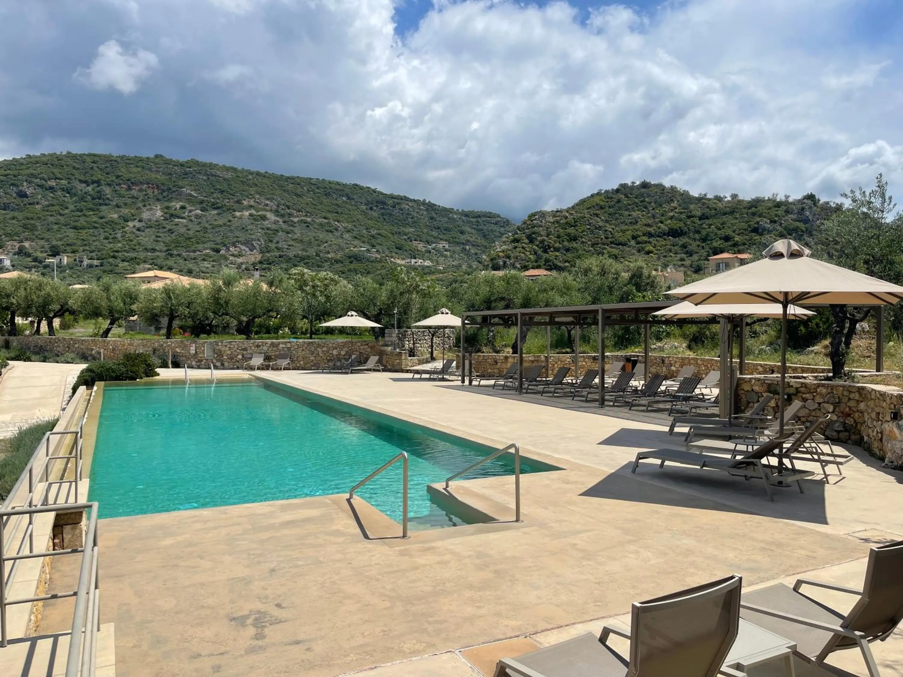 Swimming pool in Diapori Suites Hotel