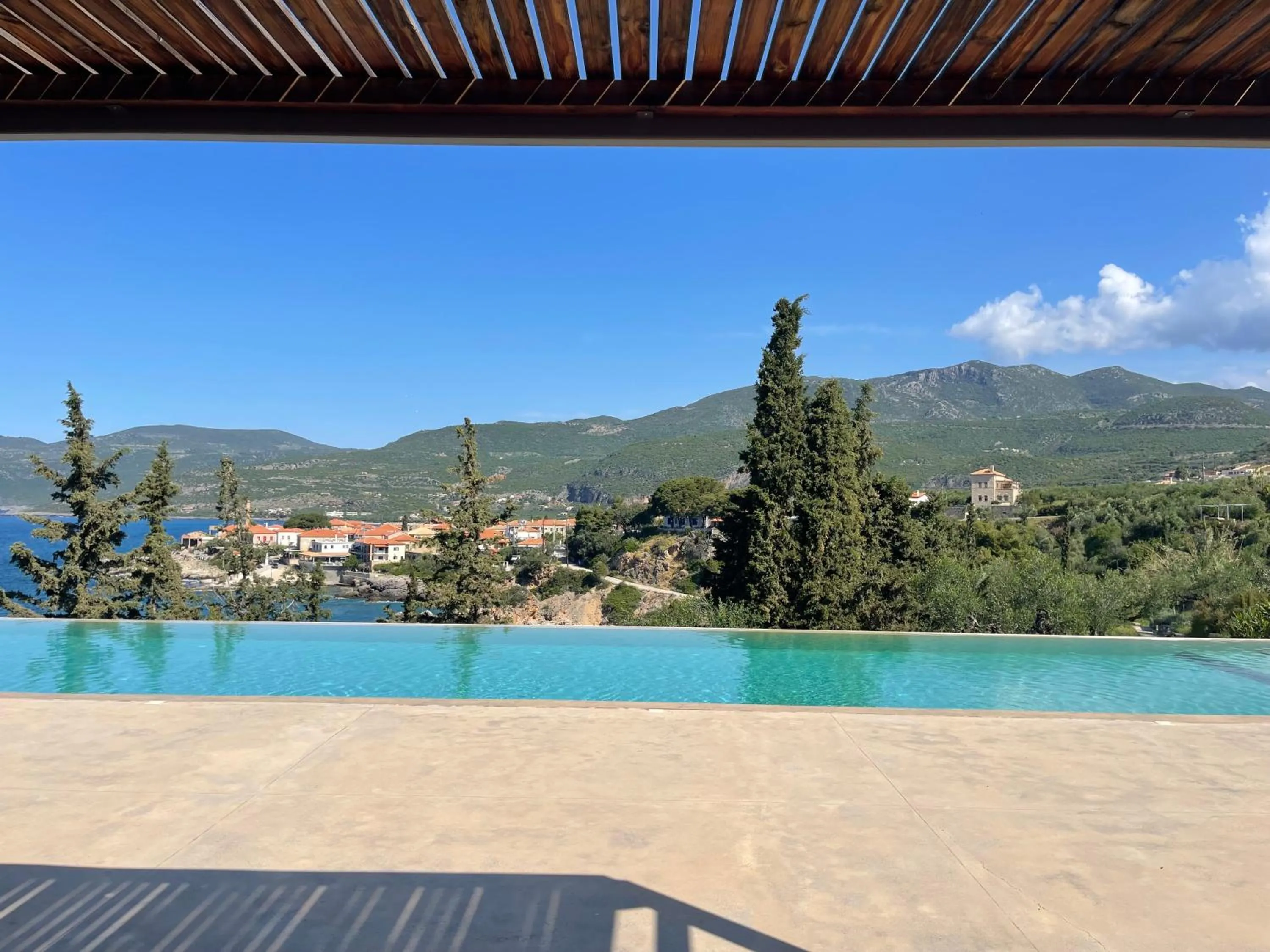 Swimming pool in Diapori Suites Hotel
