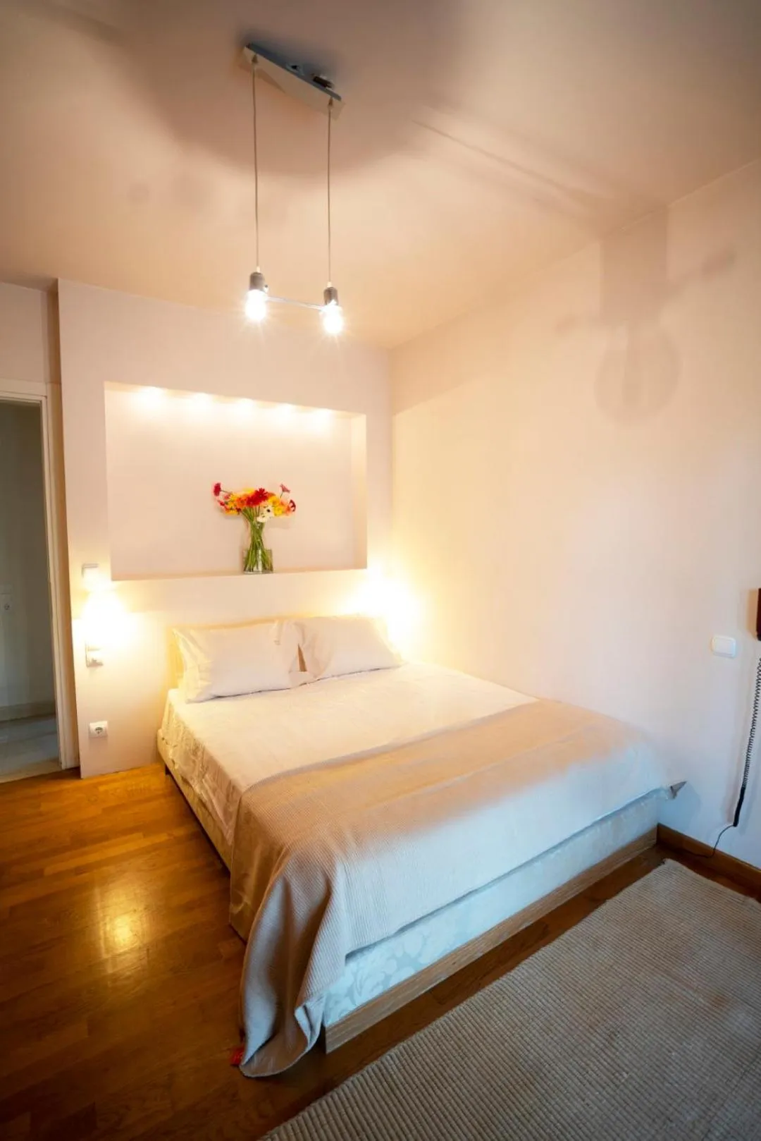 Bedroom in Marousi Luxury Apartment