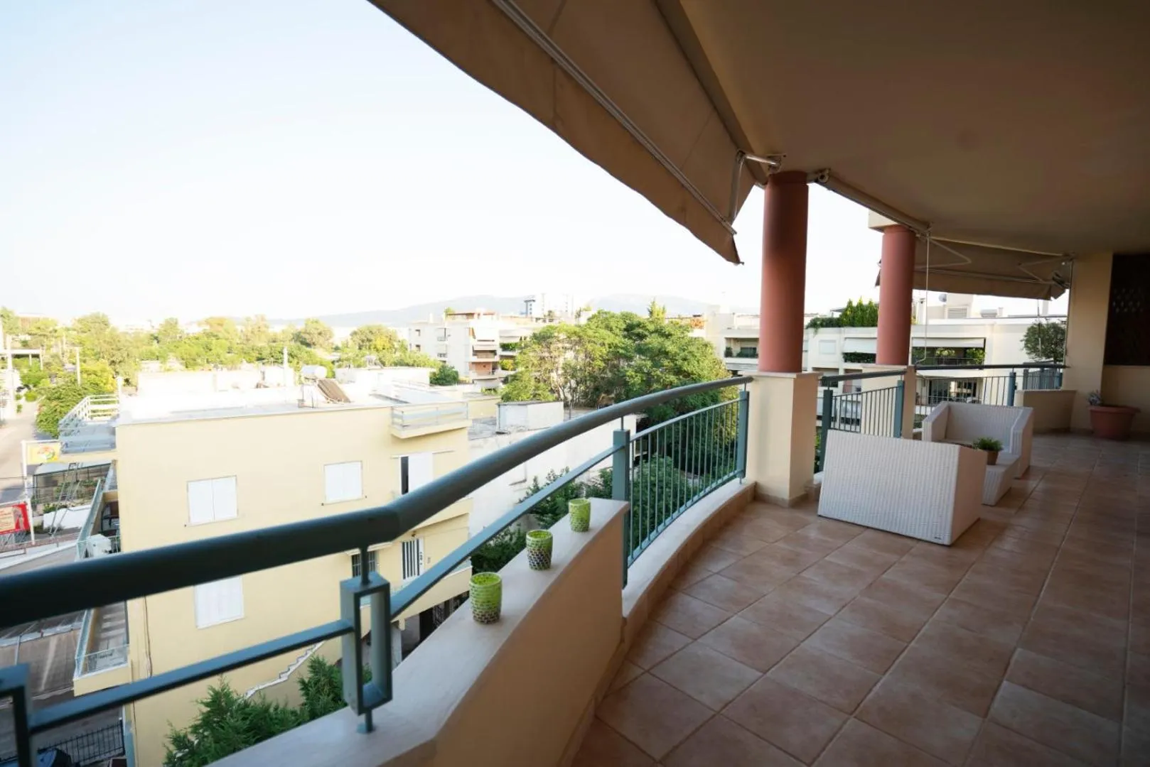 Balcony/Terrace in Marousi Luxury Apartment