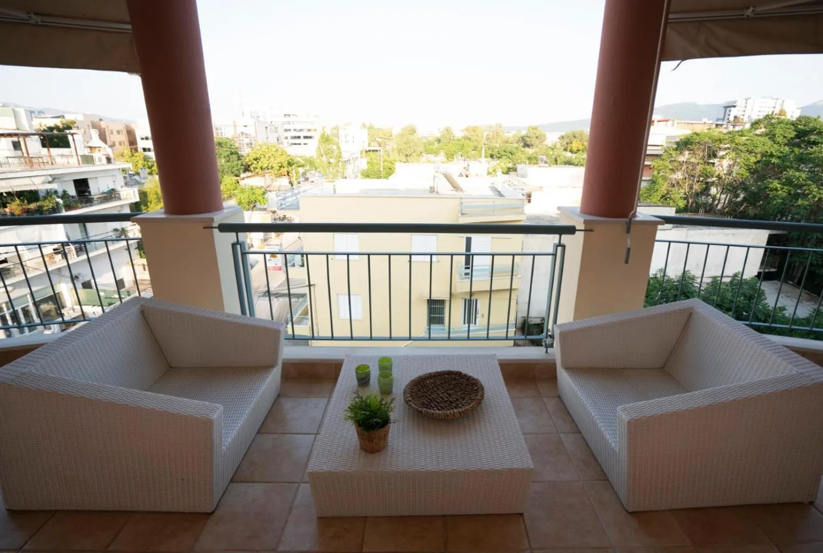 Balcony/Terrace in Marousi Luxury Apartment