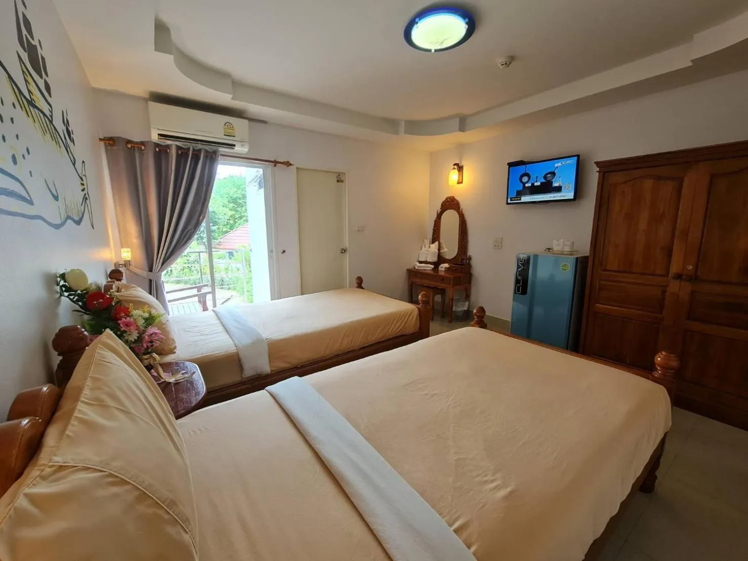 Bed in Euro Boutique Hotel