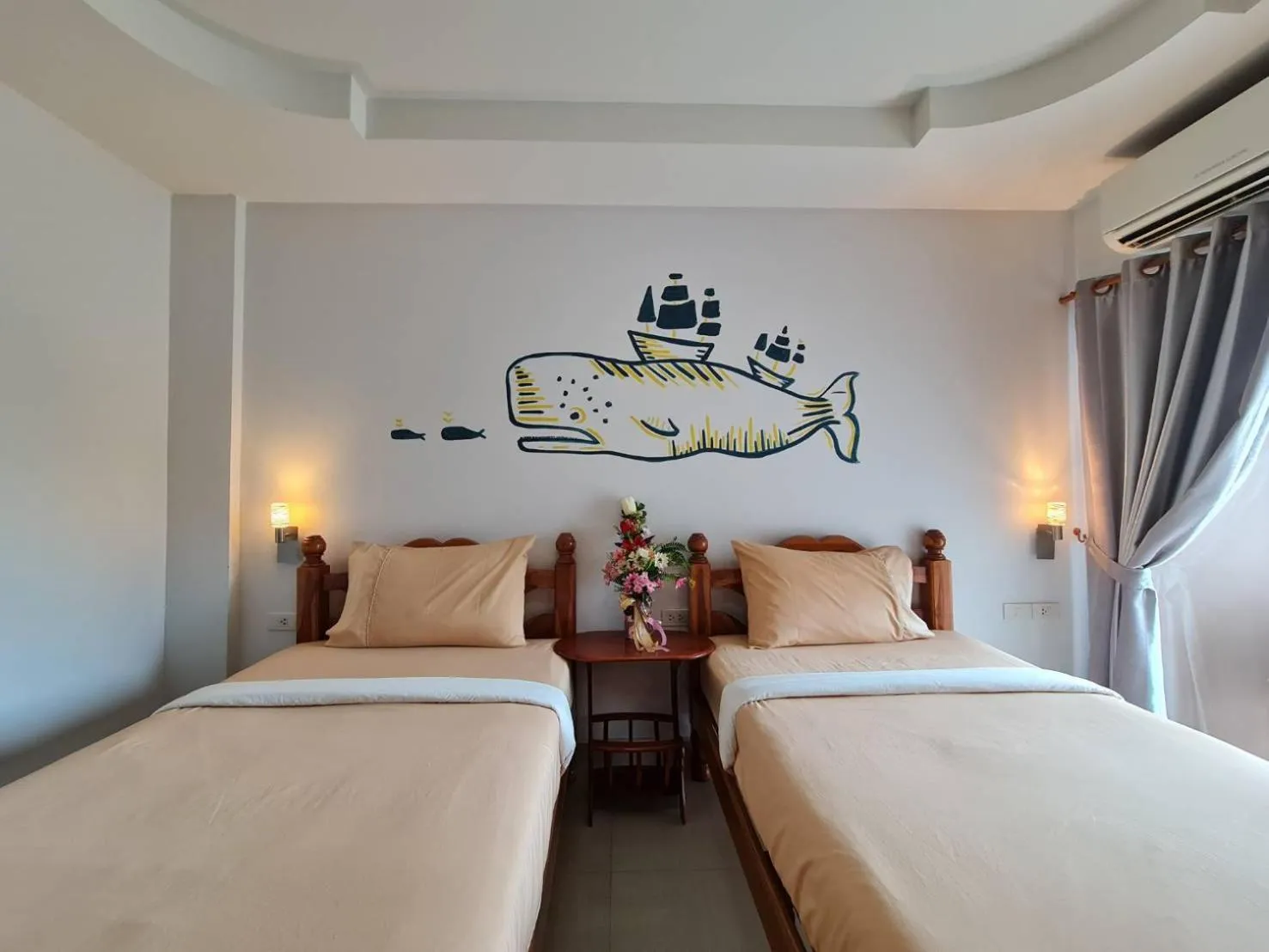 Bed in Euro Boutique Hotel