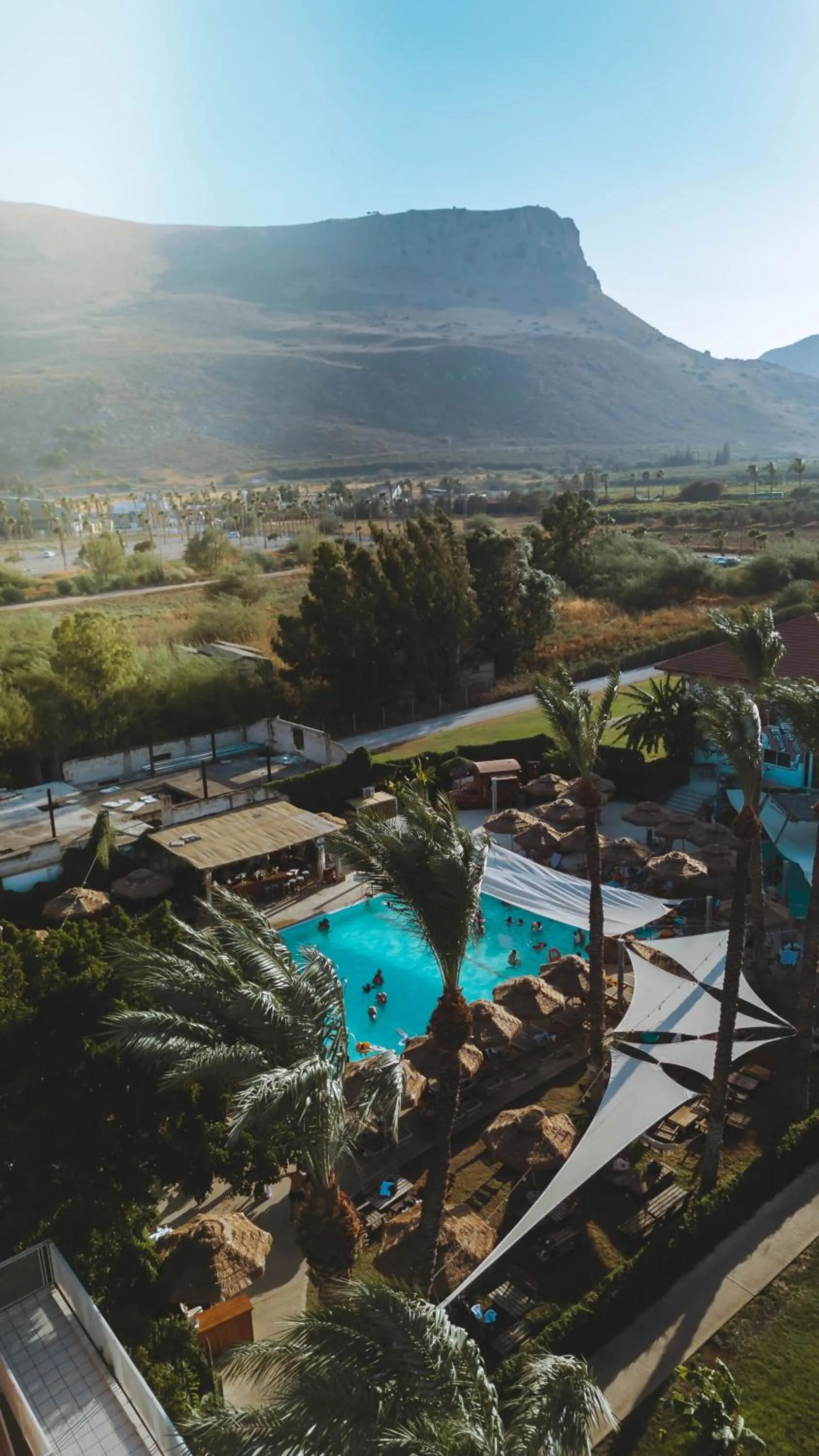 Pool view in Solaya Kineret