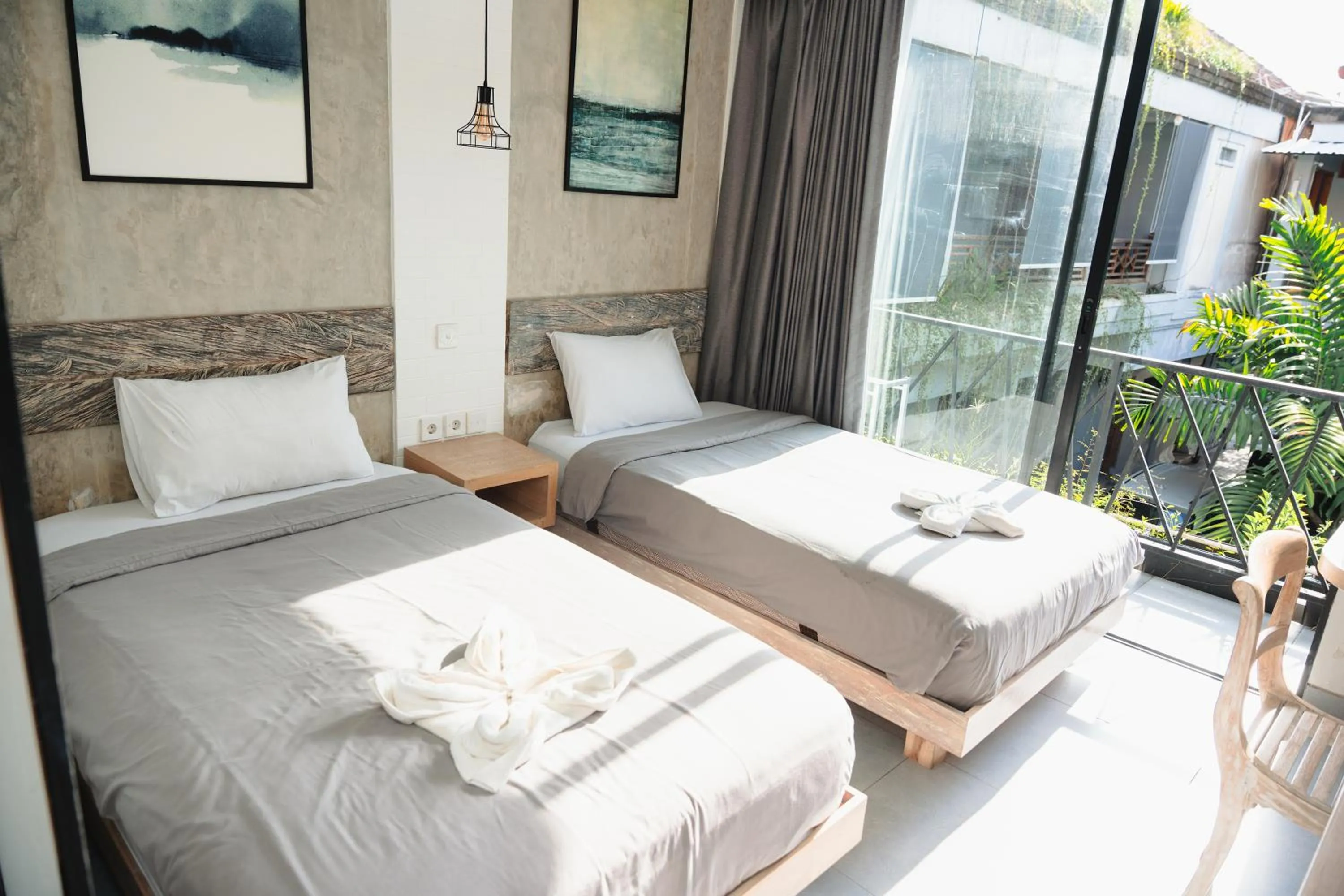 Photo of the whole room, Bed in Gemini Star Hotel Kuta